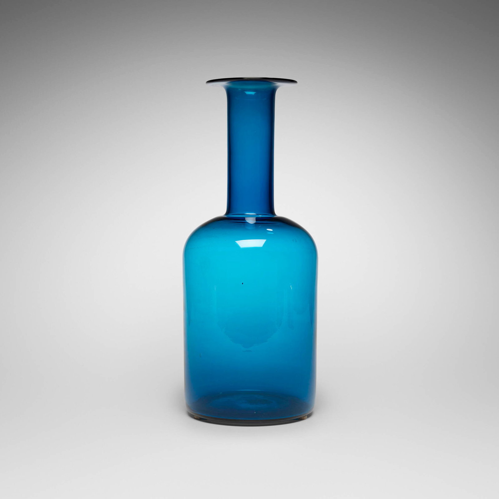Otto Brauer, Vase: Otto Brauer Vase Holmegaard Denmark, c. 1950 glass 20.125 h x 7.75 dia in (51 x 20 cm) This work will ship from Chicago, Illinois.
