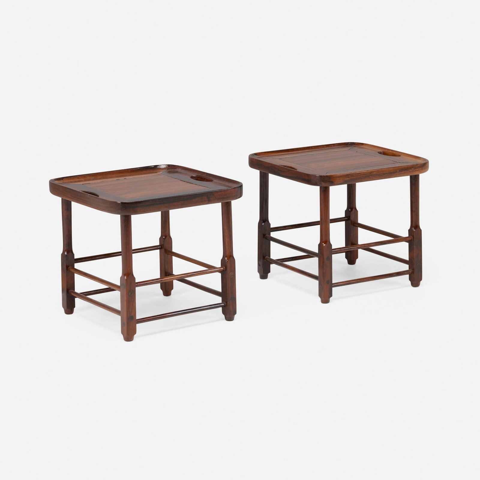 Sergio Rodrigues, Magrini stools, pair (1 of 4)