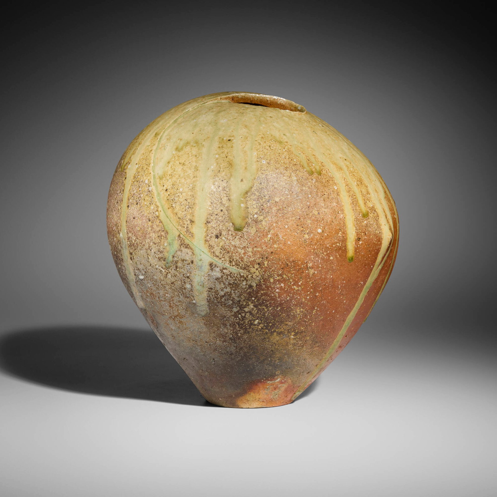 Kato Takahiko, Vase: Kato Takahiko Vase 2010 glazed stoneware 14.25 h x 14 dia in (36 x 36 cm) Incised signature and date to underside 'T. Kato 2010'. This work will ship from Chicago, Illinois.