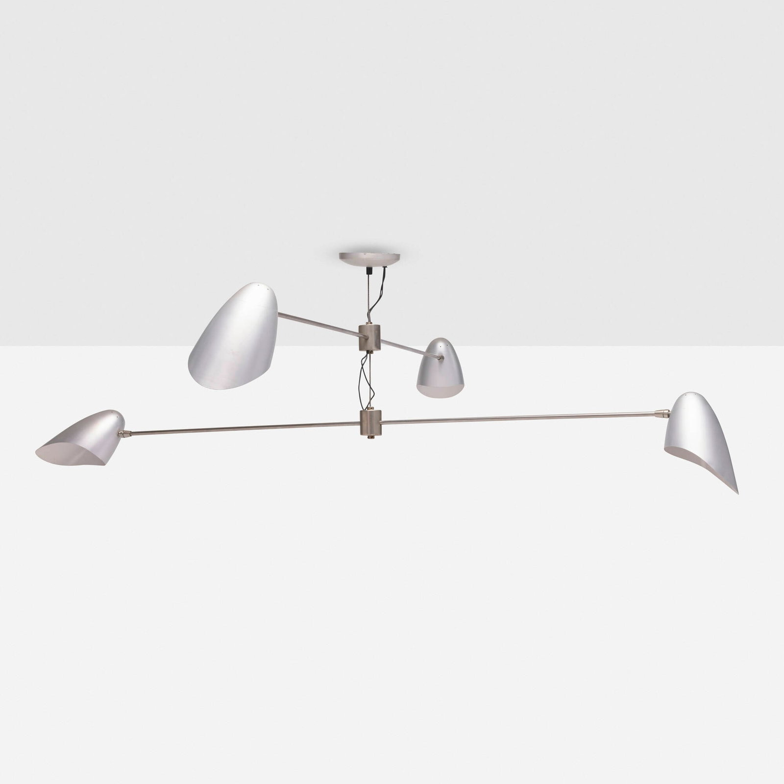David Weeks, Chandelier: David Weeks Chandelier David Weeks Studio LLC USA, 21st century anodized aluminum 18 h x 62 dia in (46 x 157 cm) This work will ship from Chicago, Illinois.
