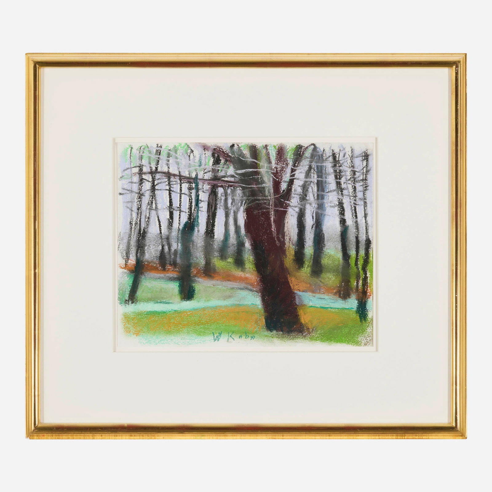 Wolf Kahn, Dark Tree Dance - 2