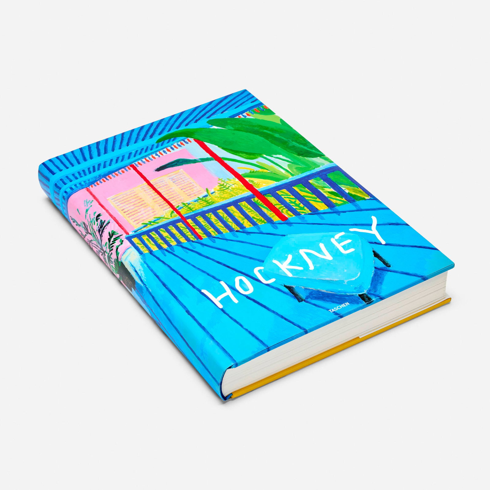 David Hockney, SUMO: A Bigger Book: David Hockney SUMO: A Bigger Book 2016 color inkjet print on paper in hardcover bound book, powder-coated steel, enameled aluminum, Lucite original box: 26.75 h x 43.5 w x 8 d in (68 x 110 x 20 cm)