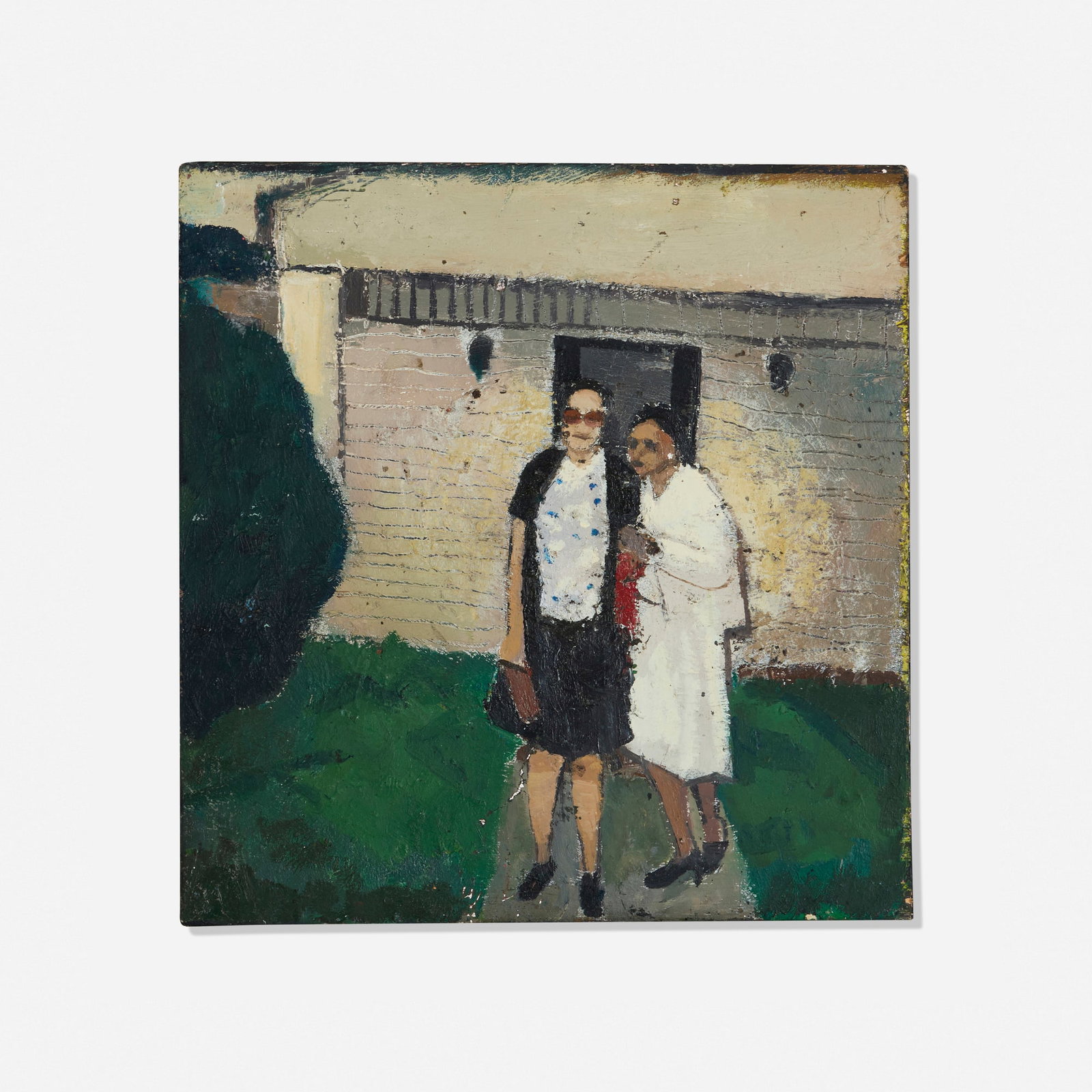 Kurt Knobelsdorf, Landsdale: Kurt Knobelsdorf Landsdale 2007 oil on panel 11 h x 10.625 w in (28 x 27 cm) Signed, titled, and dated to verso 'Landsdale Kurt Knobelsdorf 2007'. Provenance: Steven Harvey Fine Art