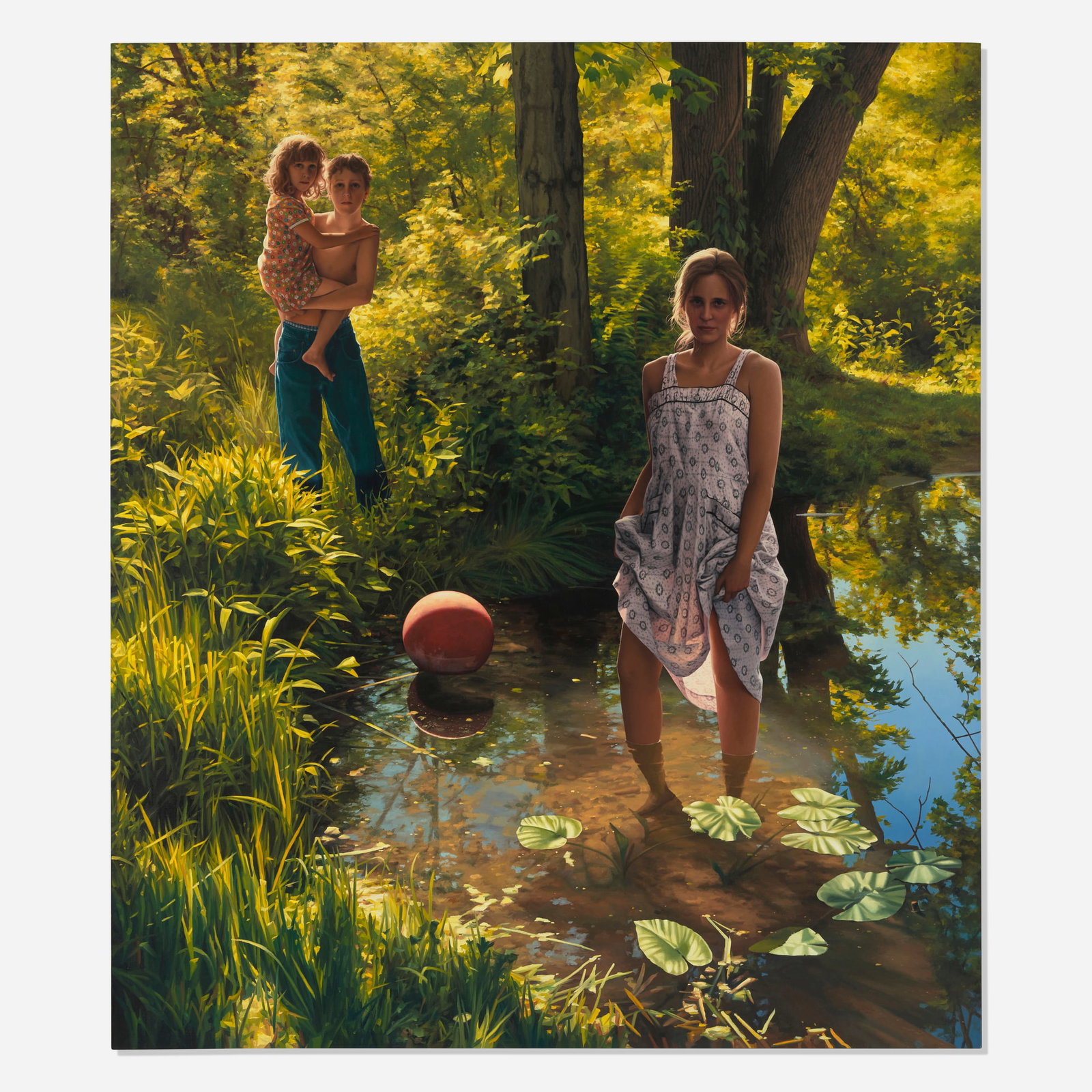 Scott Prior, Max, Nellie and Alison: Scott Prior Max, Nellie and Alison 1997 oil on canvas 60 h x 52 w in (152 x 132 cm) Signed and dated to verso 'Scott Prior 1997' Provenance: Forum Gallery, New York | Acquired from the
