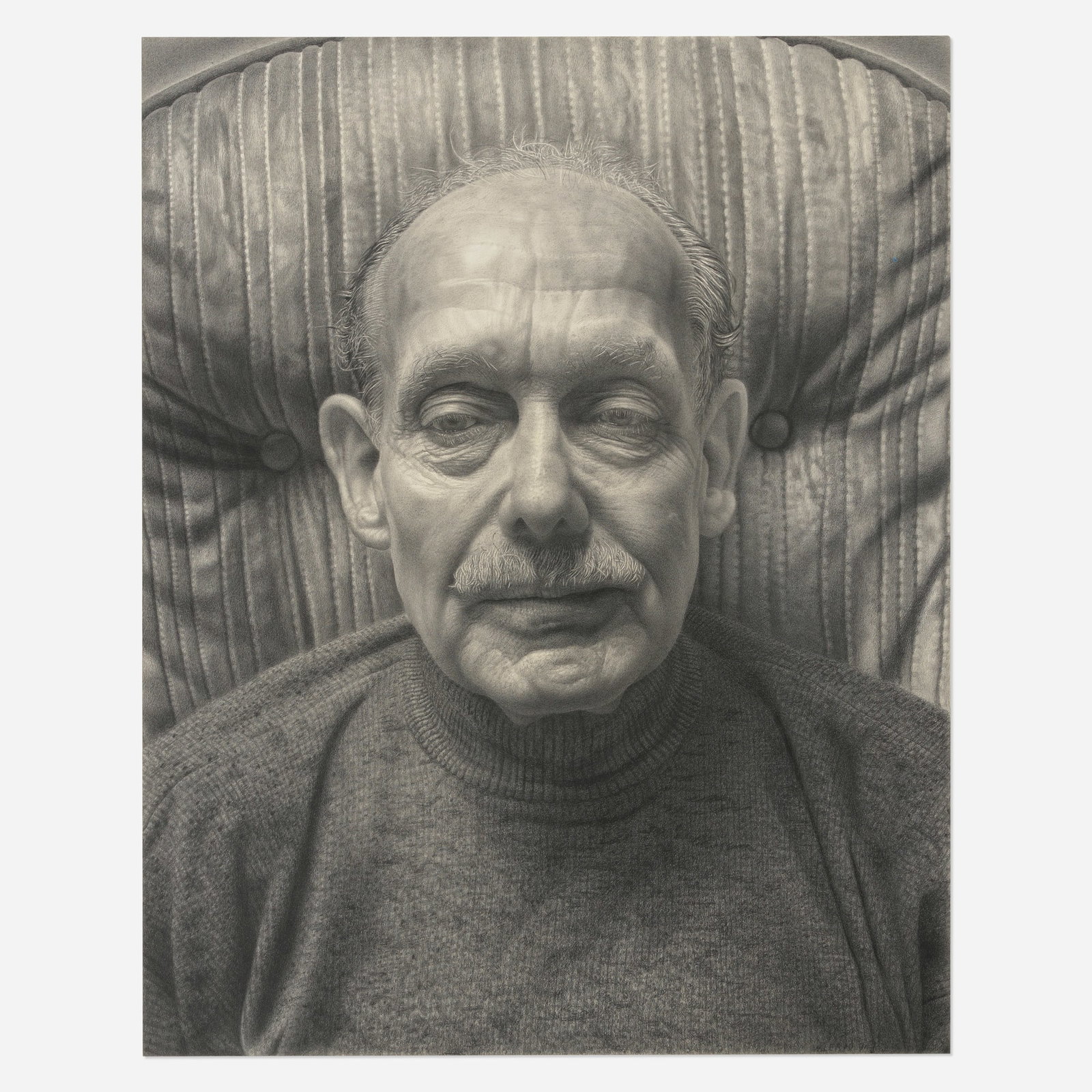 James Valerio, Seymour (Homer): James Valerio Seymour (Homer) 1994 graphite on paper 28.875 h x 22.875 w in (73 x 58 cm) Signed and dated to lower right 'Valerio 94'. Provenance: Frumkin/Adam