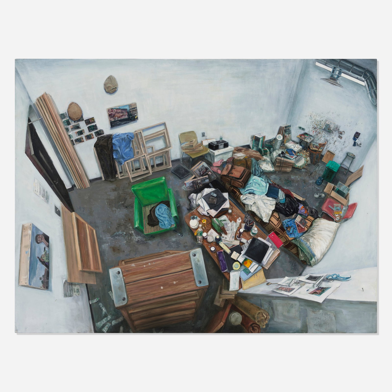 Amer Kobaslija, The Last Flower of Carnage: Amer Kobaslija The Last Flower of Carnage 2005 oil on panel 44 h x 58 w x 2.375 d in (112 x 147 x 6 cm) Signed, titled, and dated to verso 'Amer Kobaslija The Last Flower of Carnage November