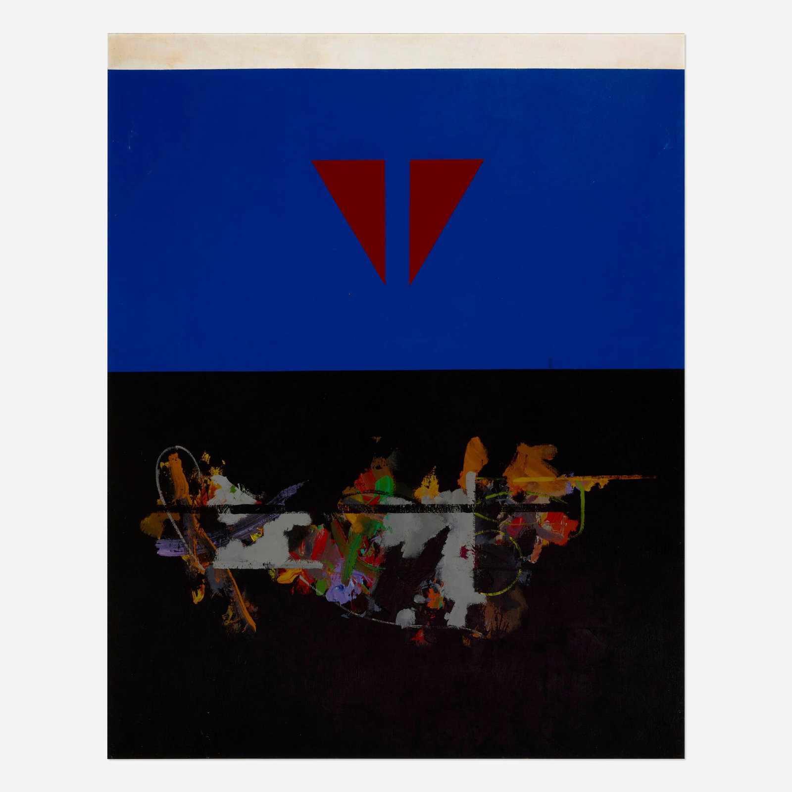Sidney Gross, Early Bardo - Blue Field (1 of 4)