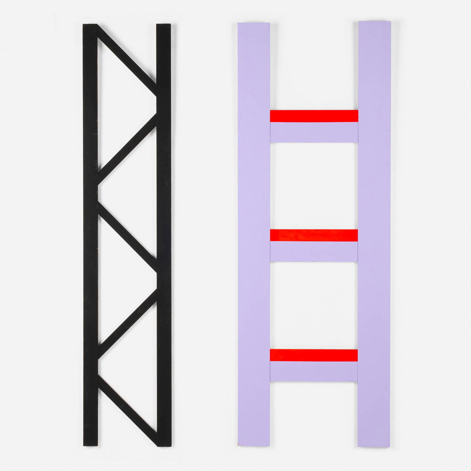 Ben Jones, Untitled (two works from the Ladder series) (1 of 4)