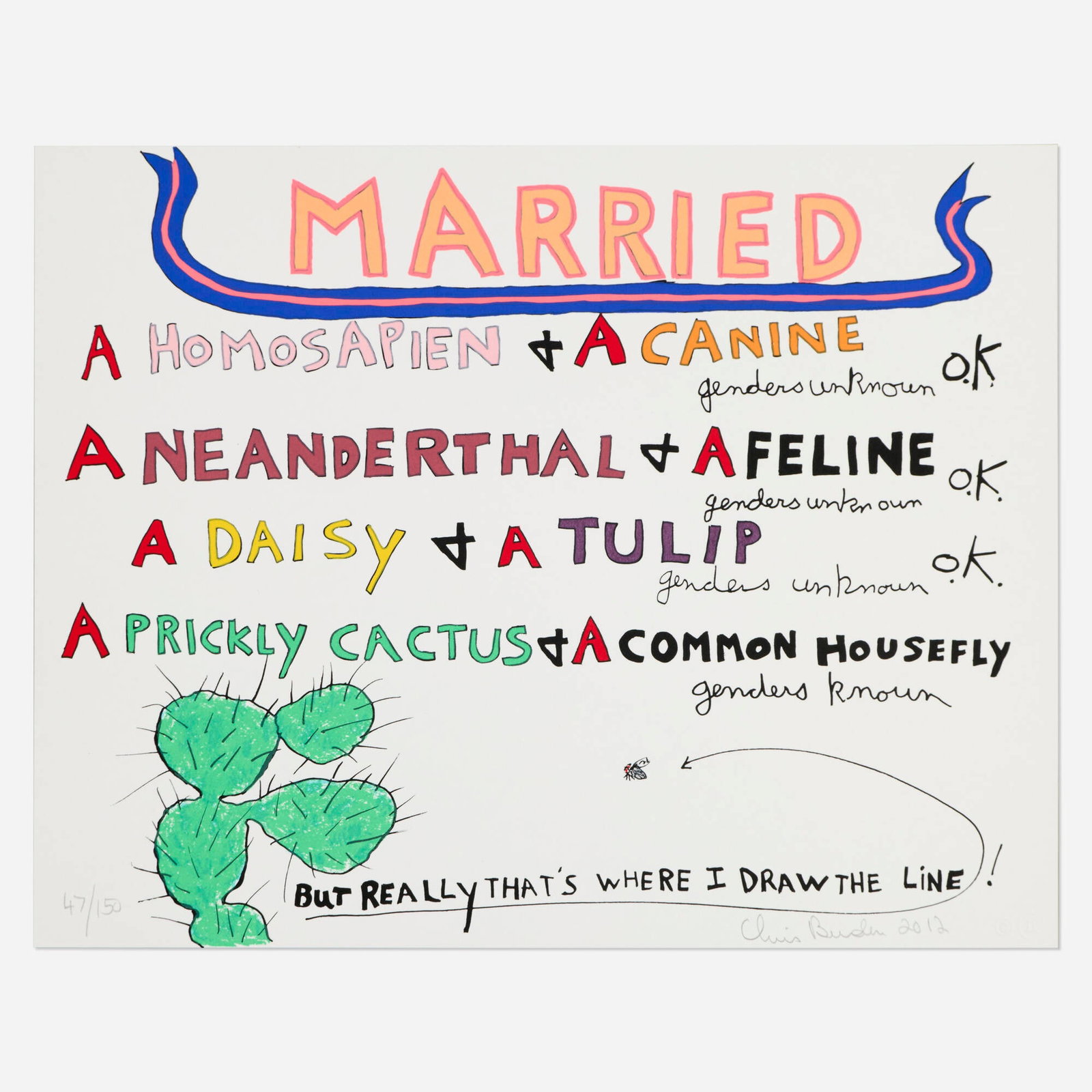 Chris Burden, Married (1 of 3)