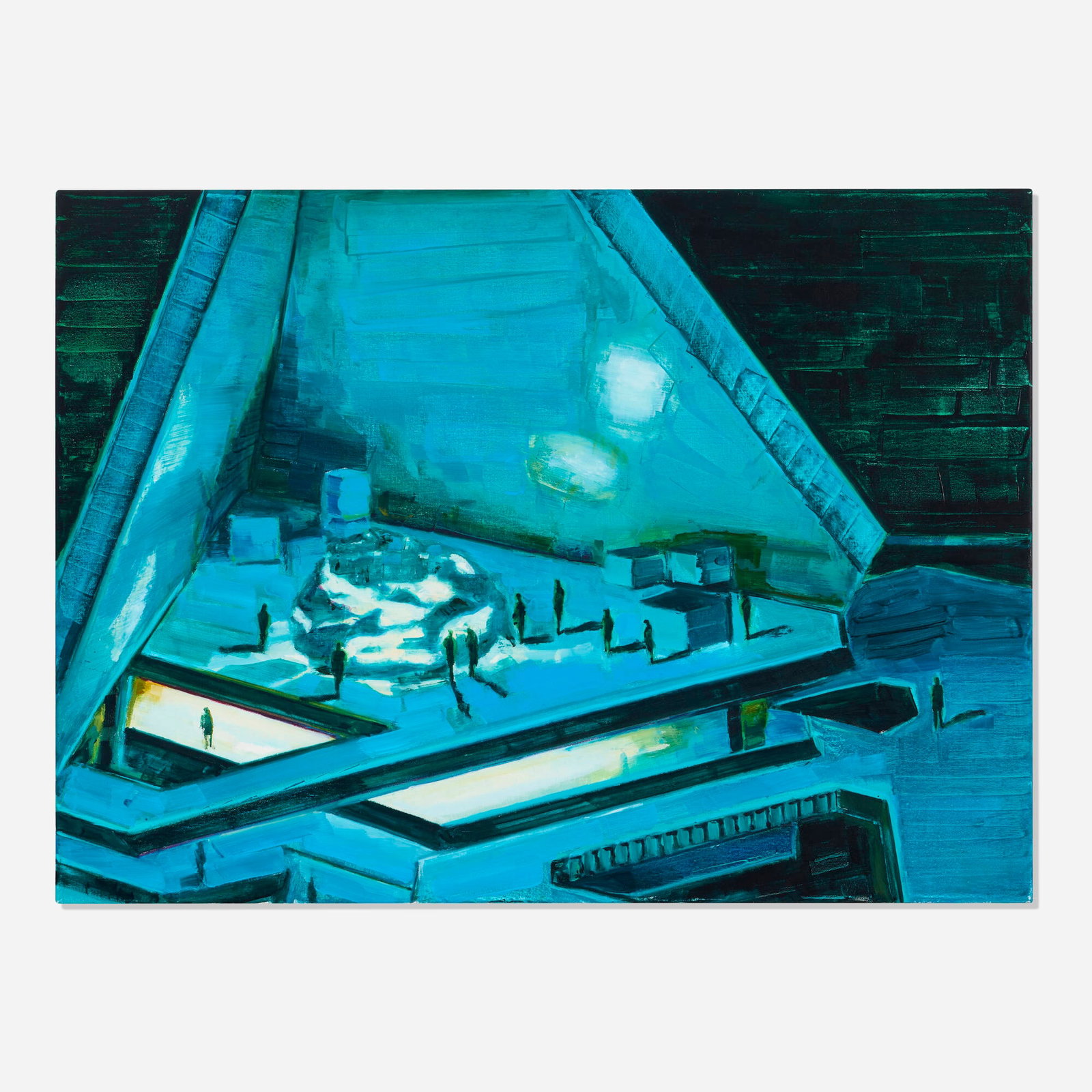 Chris Dorland, Oracle: Chris Dorland Oracle 2004 oil on canvas 22 h x 29.875 w in (56 x 76 cm) Signed, titled, and dated to verso 'Chris Dorland 2004 Oracle'. Provenance: Private Collection This work will ship