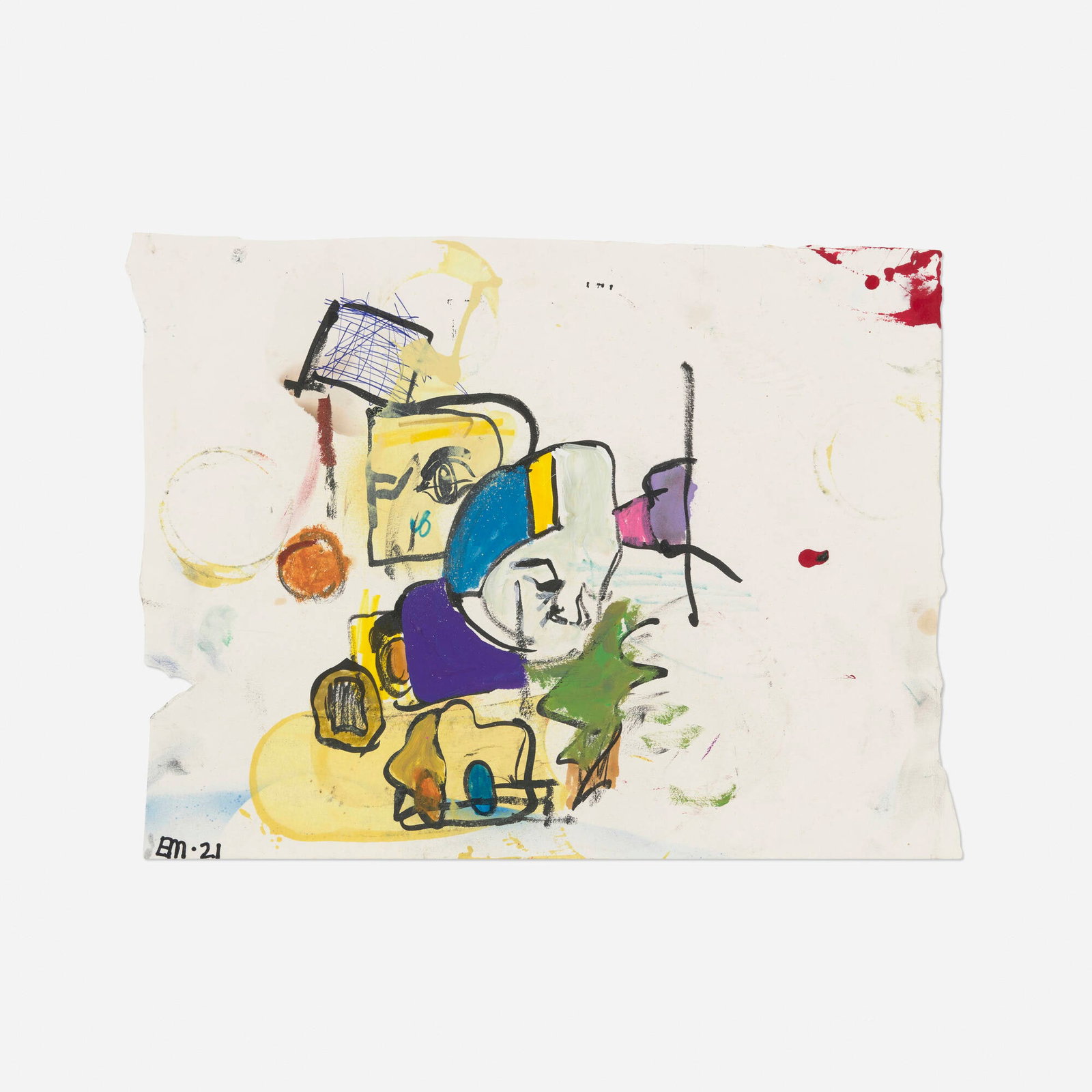 Eddie Martinez, Untitled (1 of 4)