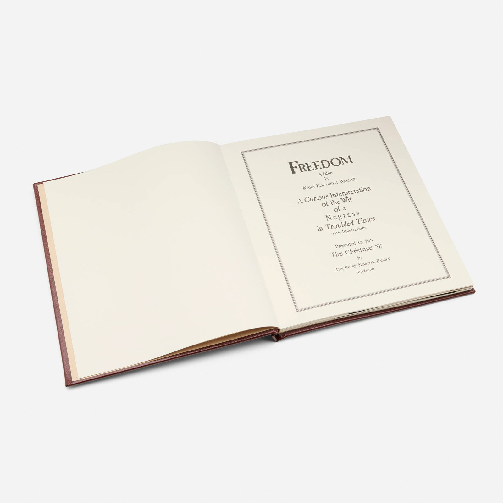 Kara Walker, Freedom: A Fable Bound (Pop-Up Book) - 4