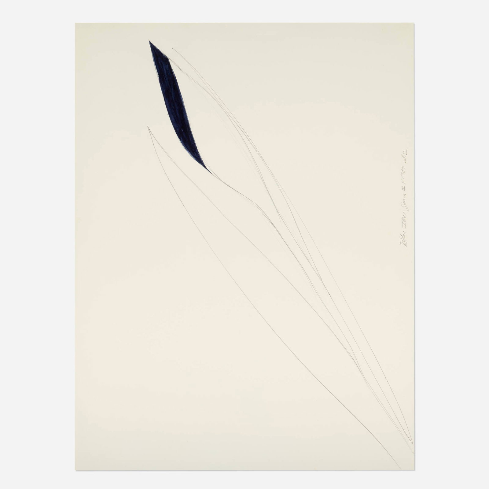 Donald Sultan, Blue Iris (1 of 4)