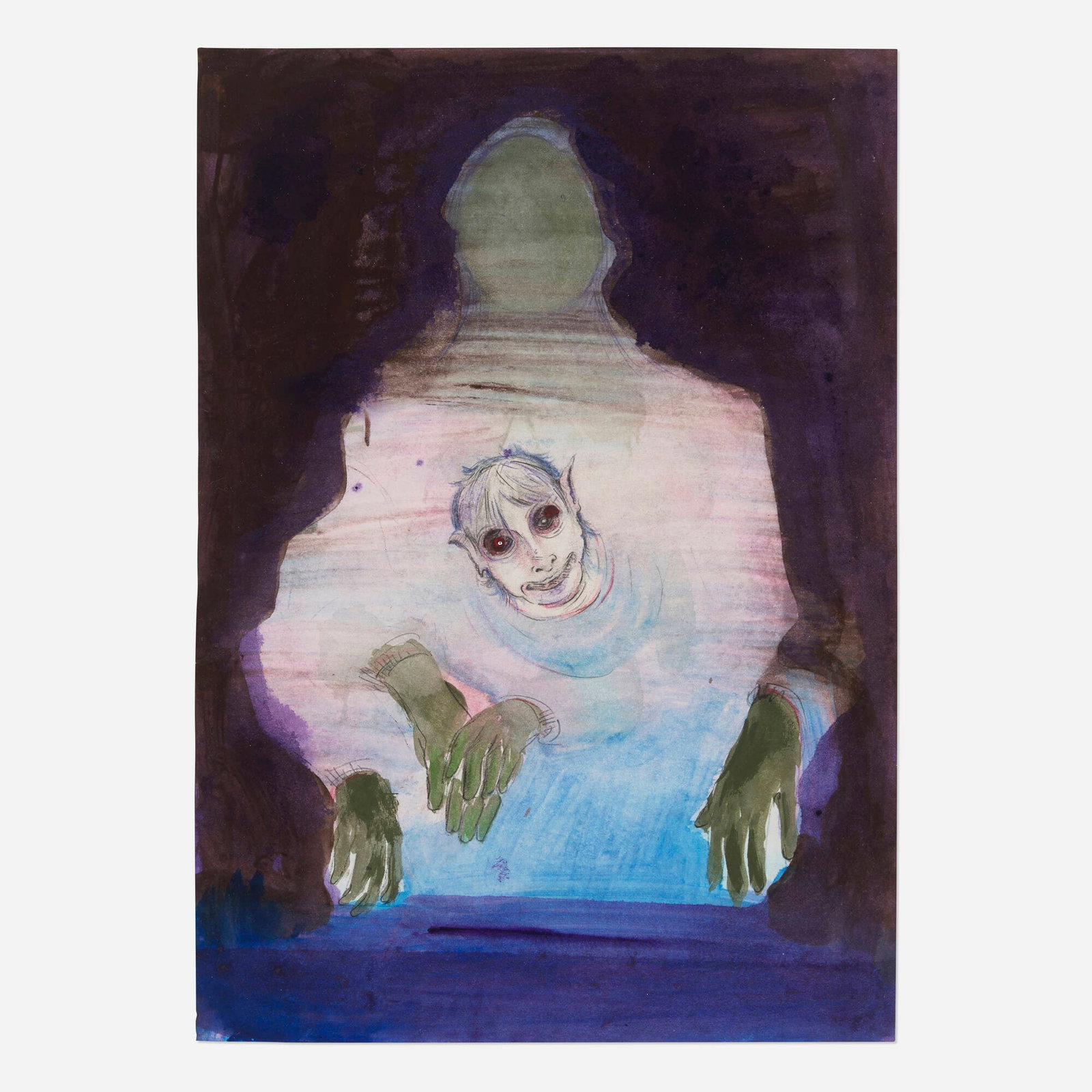 Gert and Uwe Tobias, Untitled: Gert and Uwe Tobias Untitled 2006 mixed media on paper 11.5 h x 8.125 w in (29 x 21 cm) Provenance: Team Gallery, New York | Acquired from the previous by the present owner Exhibited: Bump in the