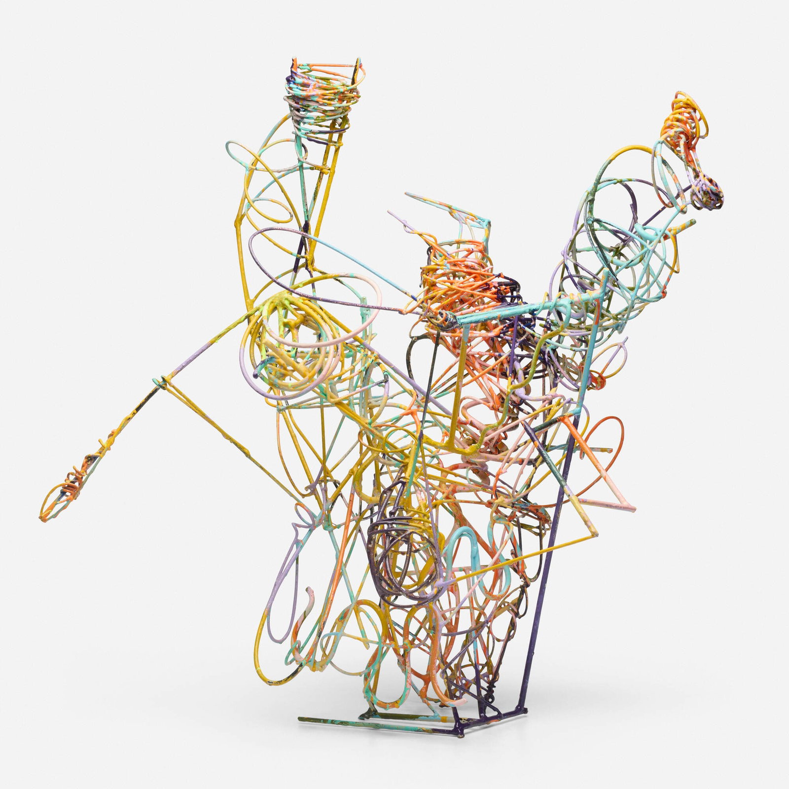 Peter Reginato, ASAP: Peter Reginato ASAP c. 2011 enameled steel 28.25 h x 25.125 w x 21.75 d in (72 x 64 x 55 cm) Provenance: Acquired directly from the artist in 2011 by the present owner