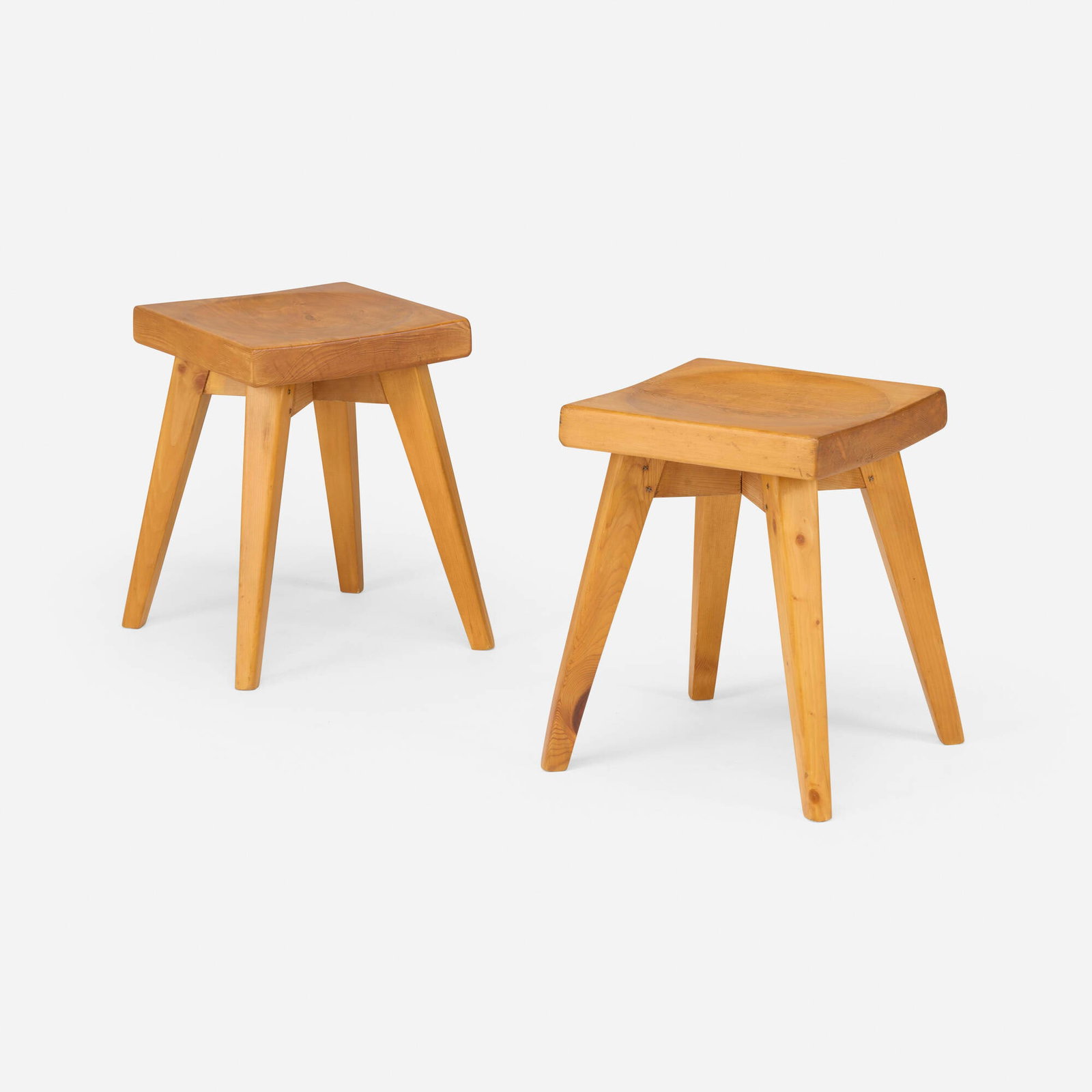 Christian Durupt, Stools from Meribel, pair (1 of 4)