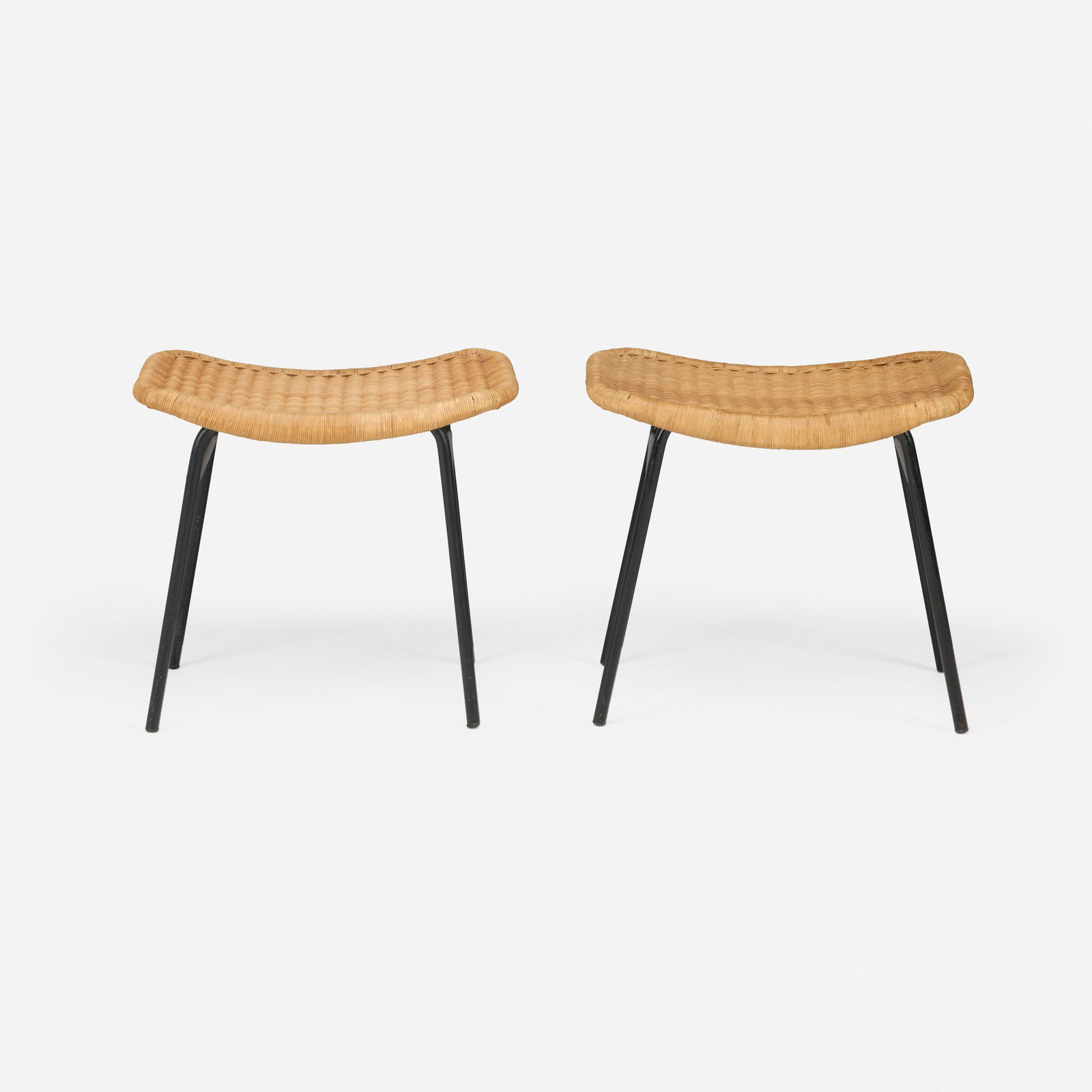 Joseph-Andre Motte, Stools, pair - 3
