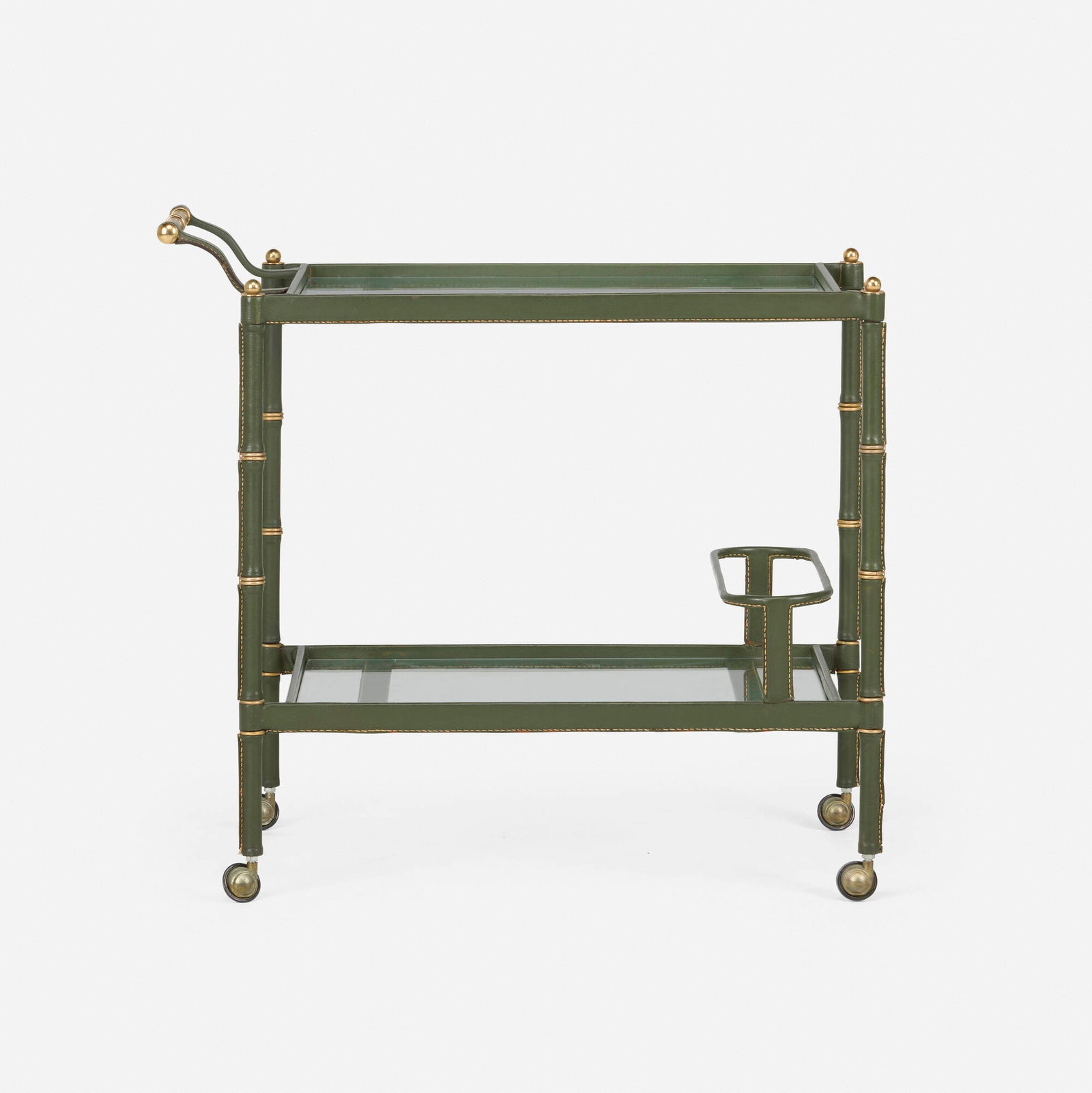 Jacques Adnet, attribution, Bar cart - 2