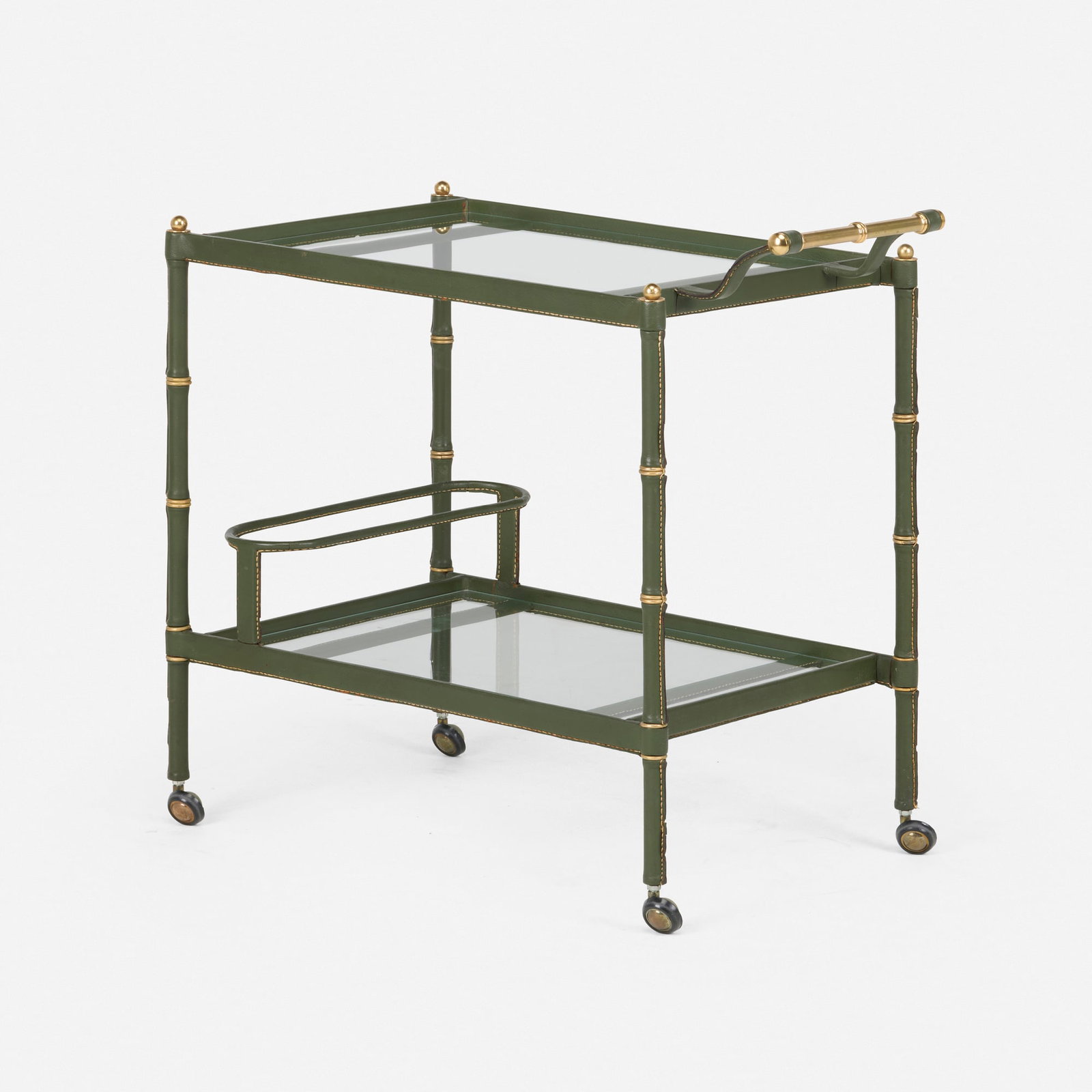 Jacques Adnet, attribution, Bar cart - 3