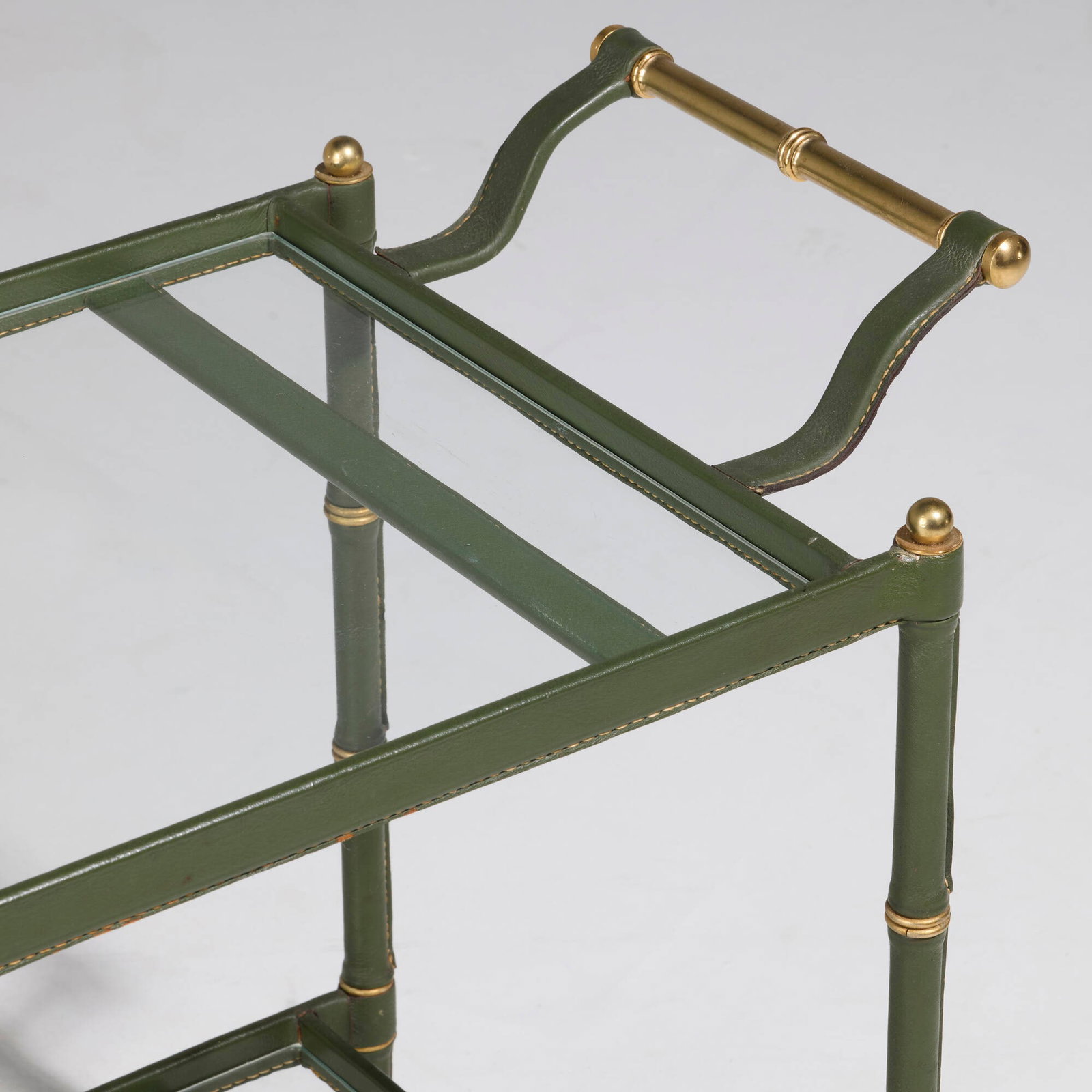 Jacques Adnet, attribution, Bar cart - 4