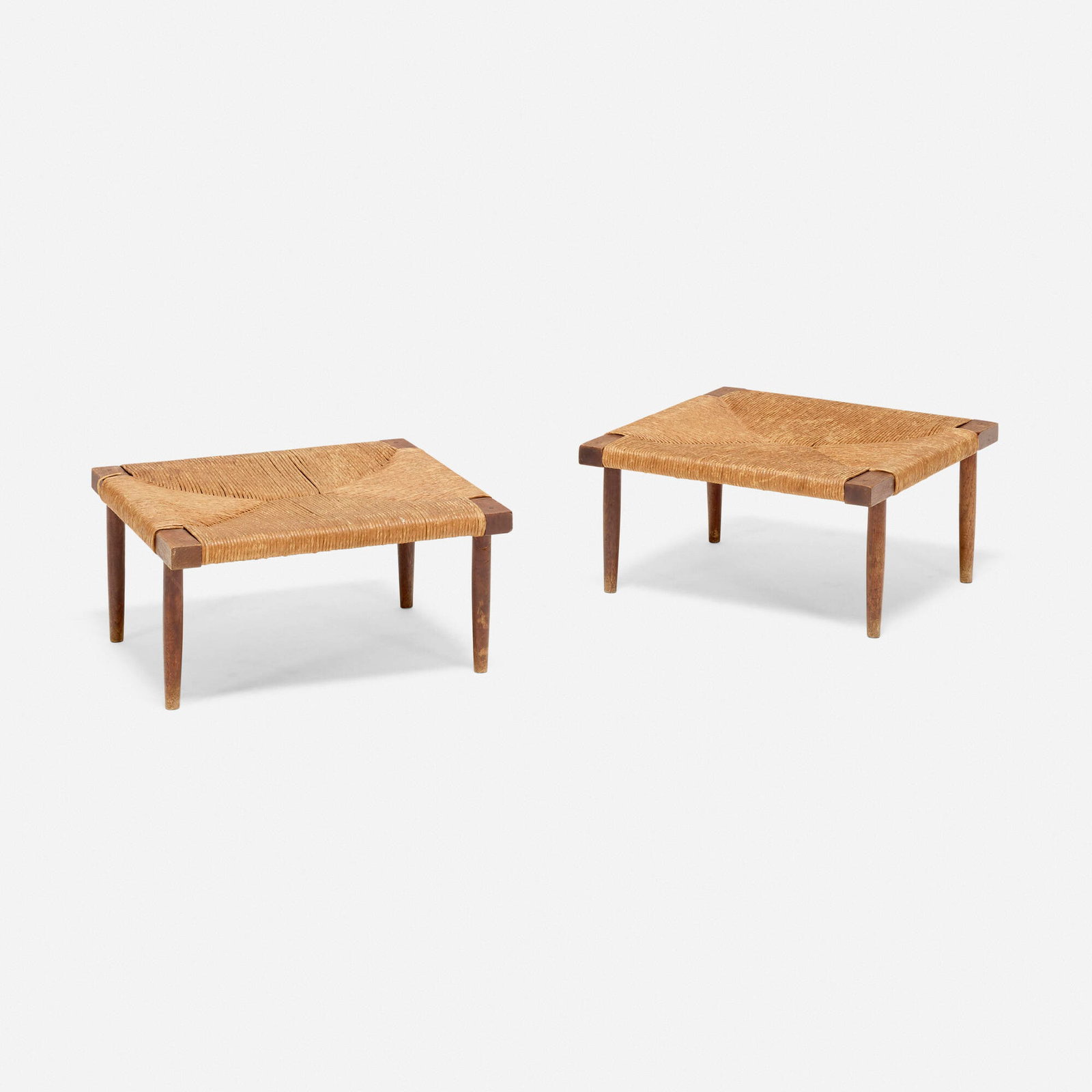 George Nakashima, Fitch stools, pair (1 of 3)