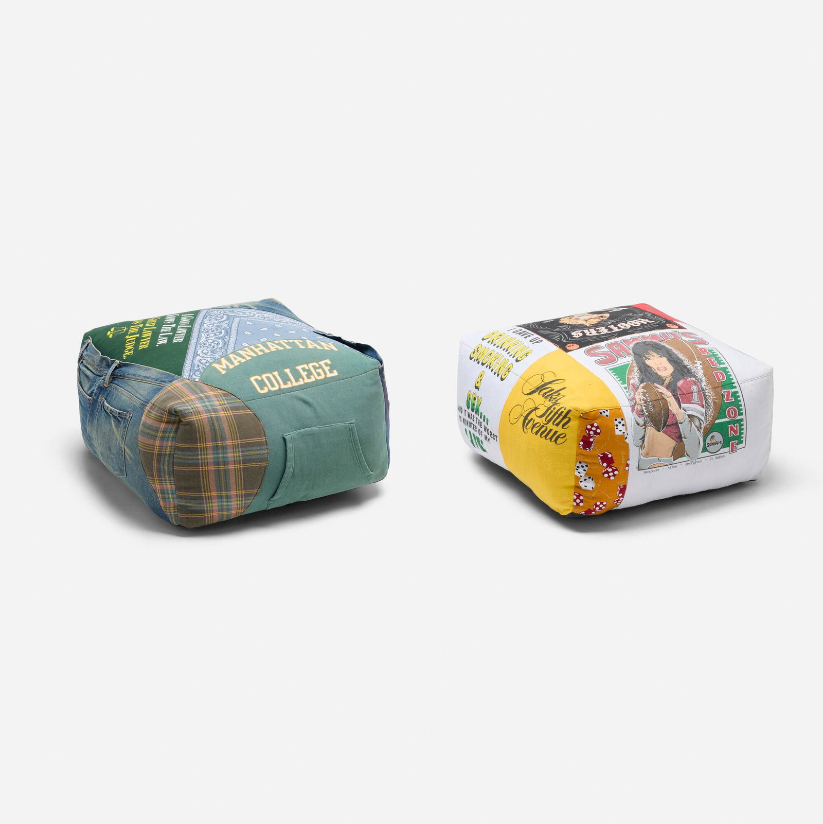 Darren Romanelli, Ottomans, set of two (1 of 4)