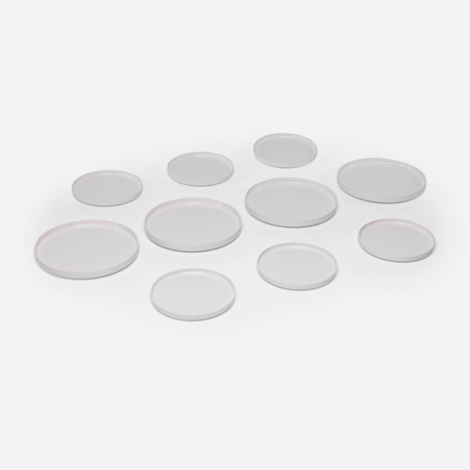 Lella and Massimo Vignelli, Maxplates, set of ten (1 of 4)