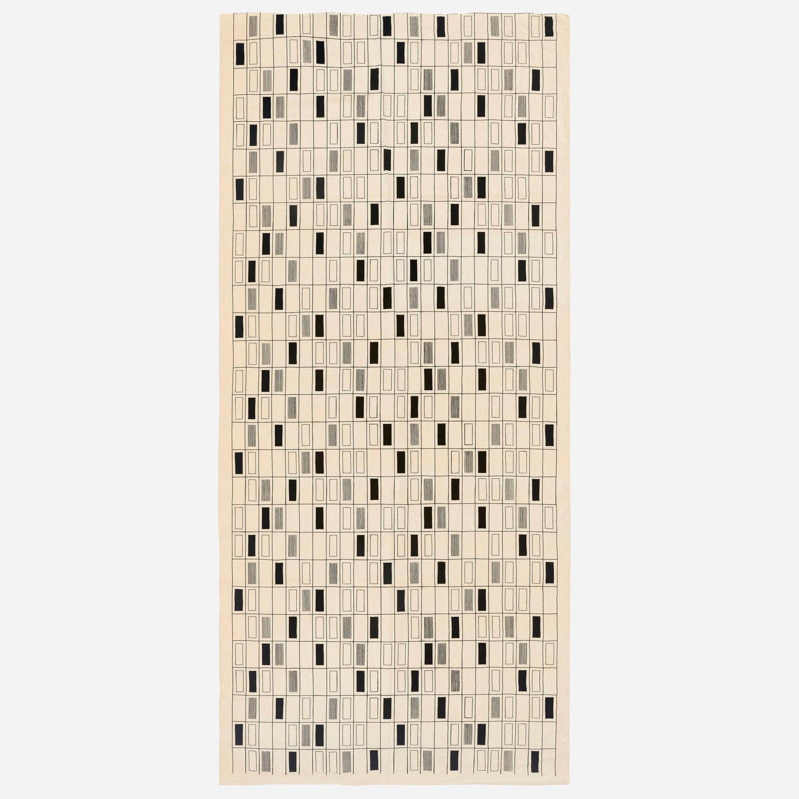 Angelo Testa, City Plan fabric: Angelo Testa City Plan fabric Angelo Testa & Company USA, 1945 screenprint in colors on fabric 51.5 h x 113 w in (131 x 287 cm) A similar example of this design is in the permanent collect