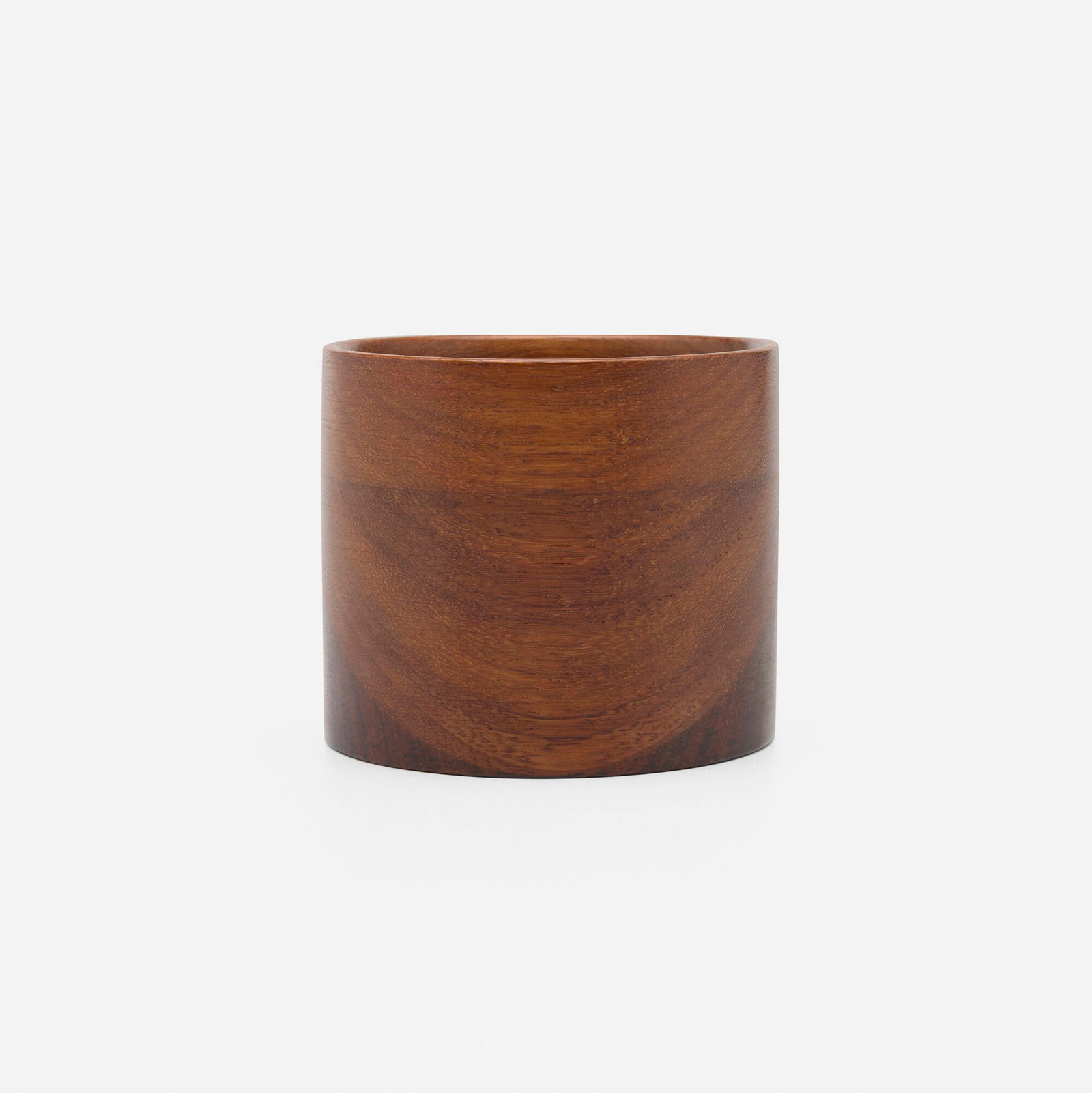 Tapio Wirkkala, Bowl: Tapio Wirkkala Bowl Asko Finland, c. 1955 rosewood 3.5 h x 4.125 dia in (9 x 10 cm) Branded manufacturer's mark to underside 'Tapio Wirkkala Asko Made in Finland'. This work will ship