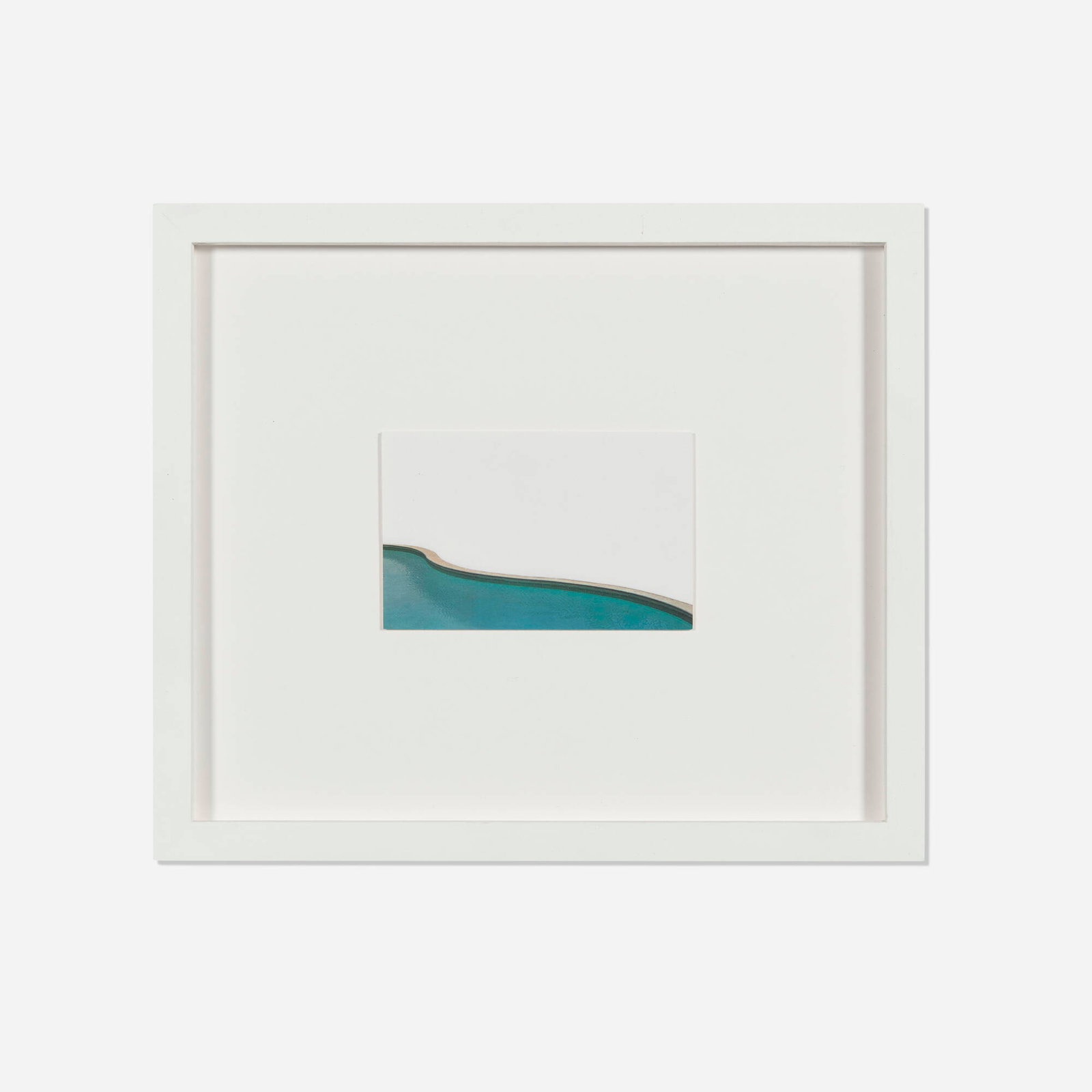 Eric Tillinghast, The Westerner Hotel: Eric Tillinghast The Westerner Hotel 2017 acrylic on postcard in artist-made frame overall: 11.5 h x 13.5 w in (29 x 34 cm) postcard: 3.5 h x 5.5 w in (9 x 14 cm) Signed, titled, and dated t