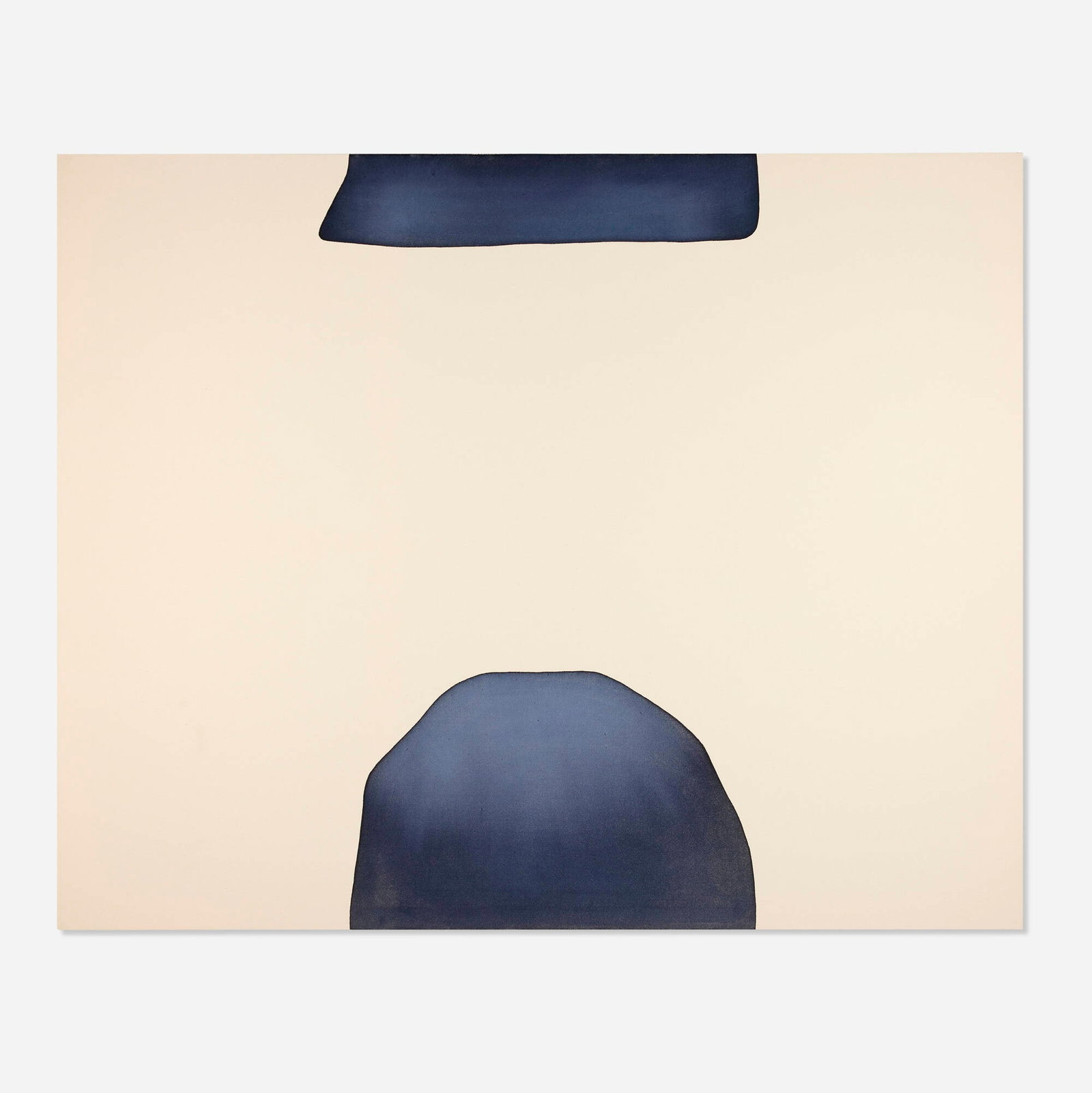 Landon Metz, Untitled: Landon Metz Untitled 2014 dye on canvas 64 h x 80 w x 1 d in (163 x 203 x 3 cm) Signed and dated to verso 'L.M. 14'. Provenance: Anderson Contemporary, New Yor