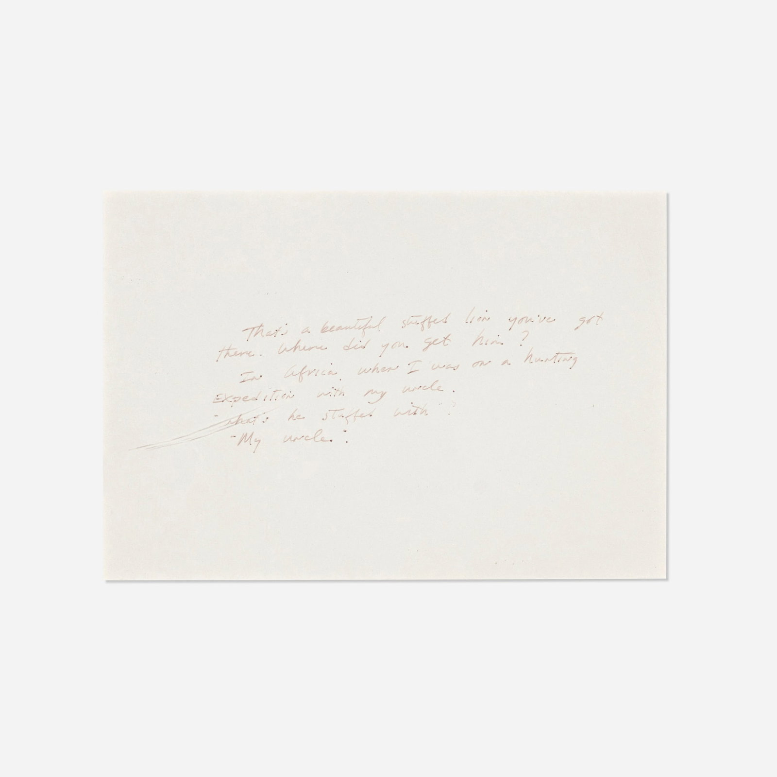 Richard Prince, Untitled (Joke) (1 of 4)