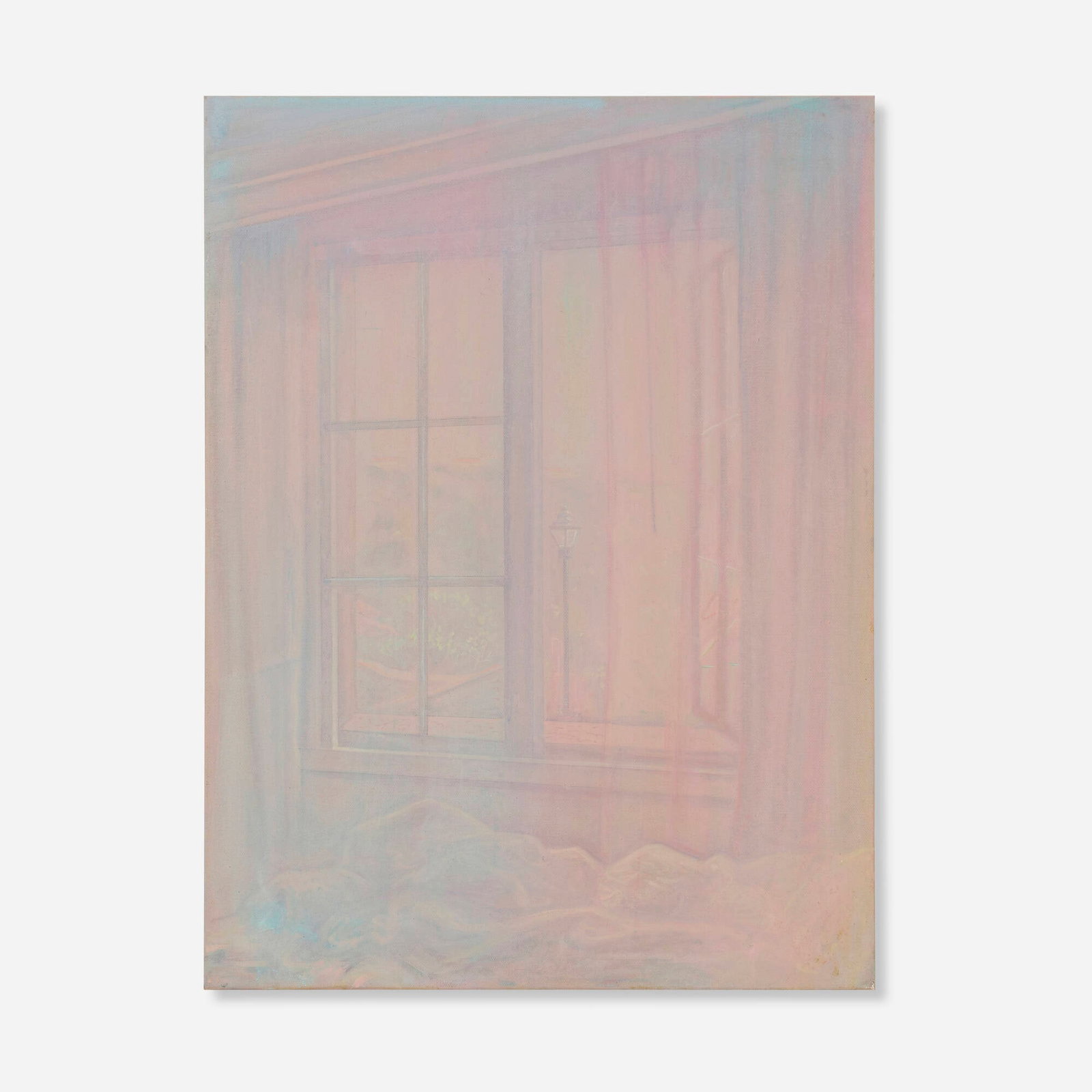Ramiro Hernandez, From Safety To Where?: Ramiro Hernandez From Safety To Where? 2020 oil on canvas 24 h x 18 w in (61 x 46 cm) Signed, titled, and dated to verso 'From Safety to Where? Ramiro Hernandez 2020'. This work will ship