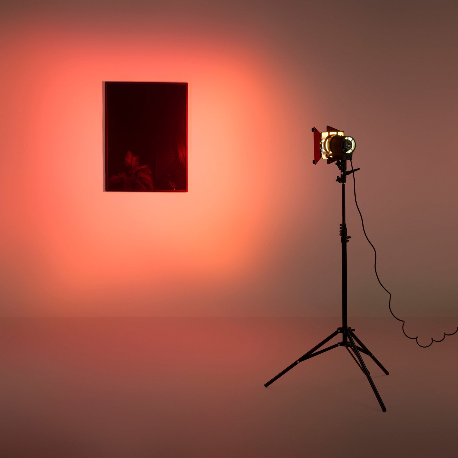 David Lieske, Un bizzarro sogno tedesco: David Lieske Un bizzarro sogno tedesco 2008 digital print on Baryta paper, hedler object, c-digital lamp, and diachronic glass c-print (sight): 31 h x 23 w in (79 x 58 cm) as shown: 59 h x 89 w x 50