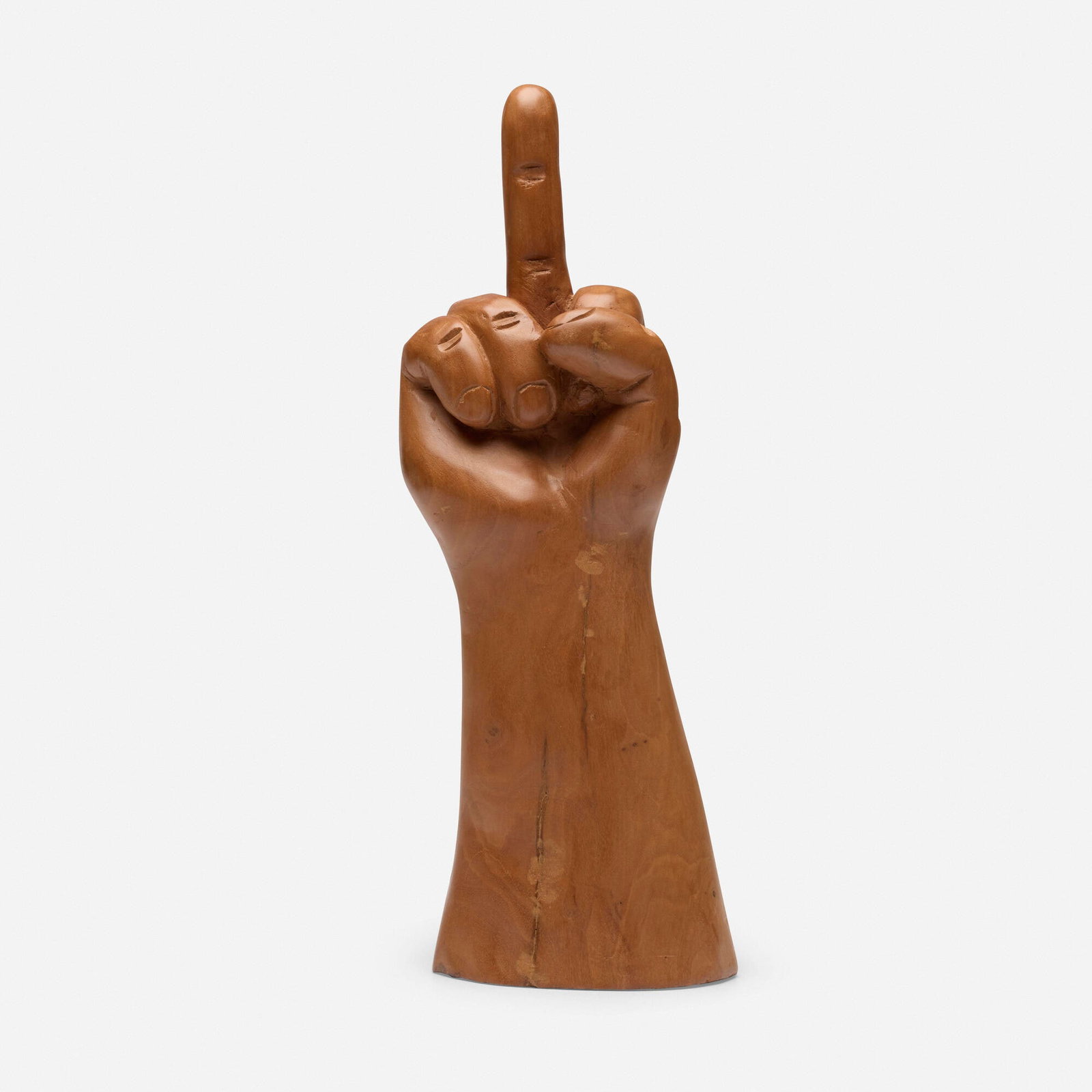 Ai Weiwei, Finger (from the Ex-Votos series): Ai Weiwei Finger (from the Ex-Votos series) 2018 wood 12.75 h x 4.25 w x 3 d in (32 x 11 x 8 cm) This work is from the edition of an unknown size of unique variants handcrafted in Juazeiro do Norte,