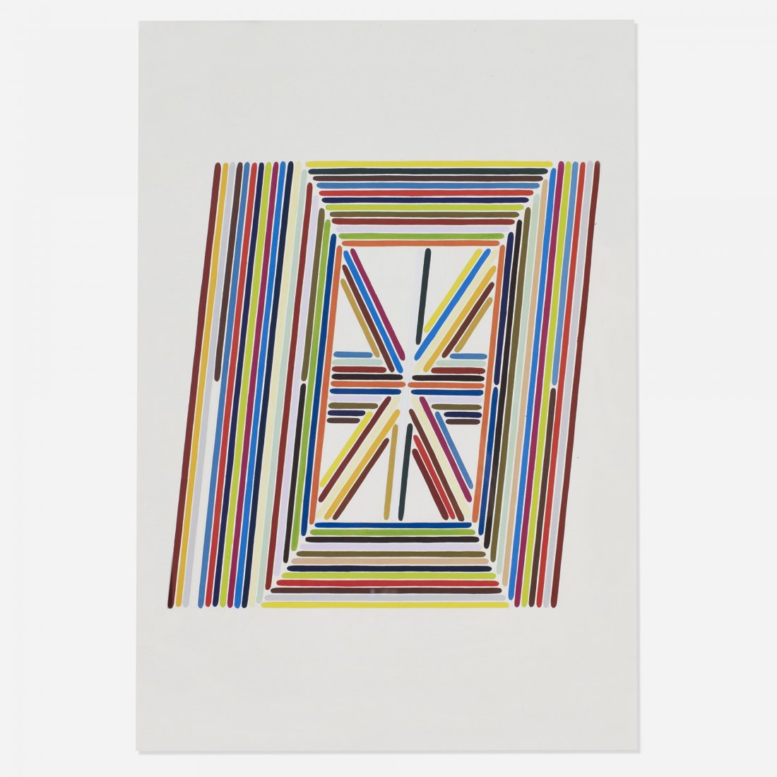 Tauba Auerbach untitled (The Whole Alphabet…): Tauba Auerbach untitled (The Whole Alphabet, From the Center Out) USA, 2009 lithograph on paper 18 h x 12 w inches This work is from the edition of 100 executed for the New York Minute exhibition at t