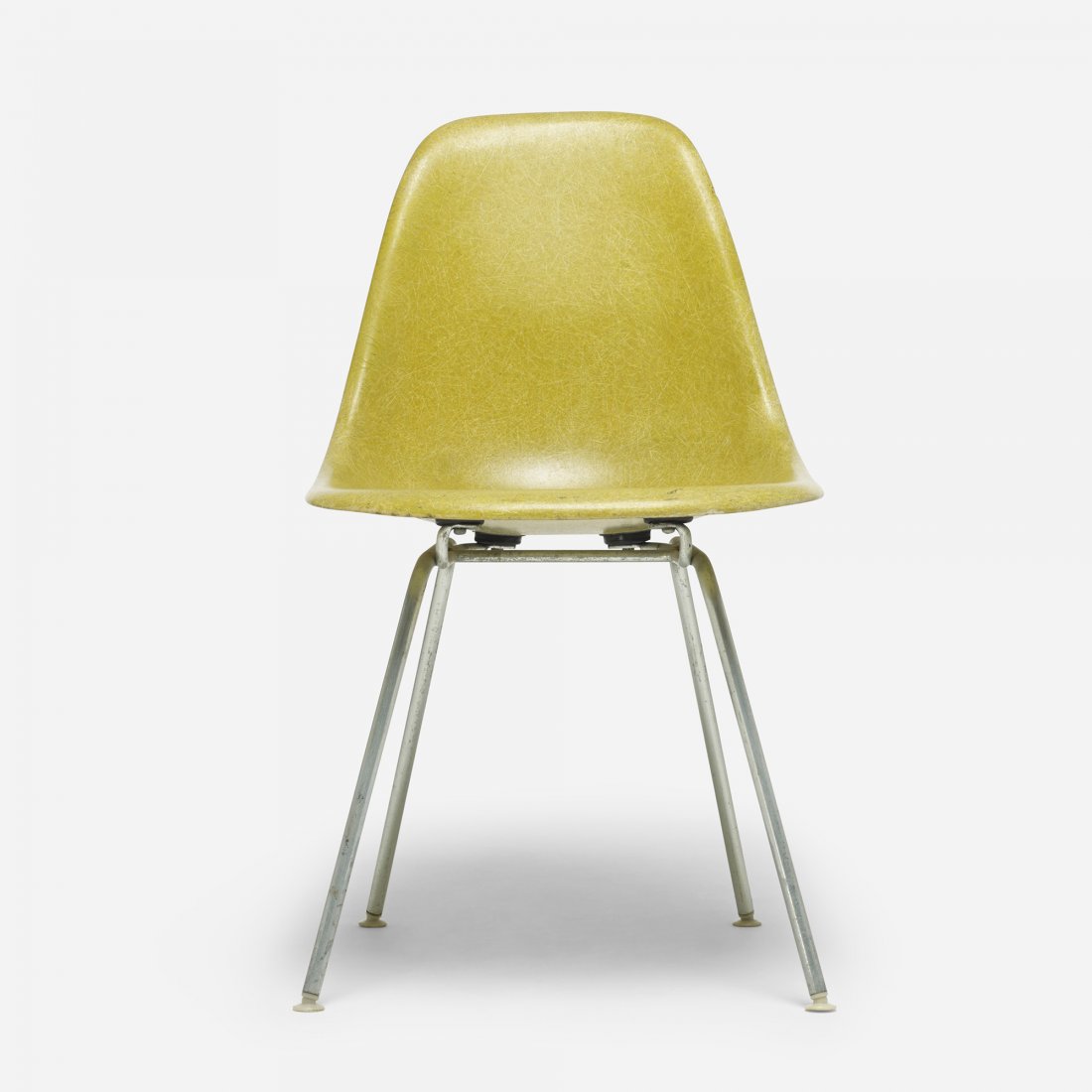 Charles and Ray Eames DSX: Charles and Ray Eames DSX Herman Miller USA, 1950 molded fiberglass, steel, rubber, plastic 18.5 w x 21.5 d x 31.5 h inches Signed with molded manufacturer's mark to underside: [Herman Miller]. Litera