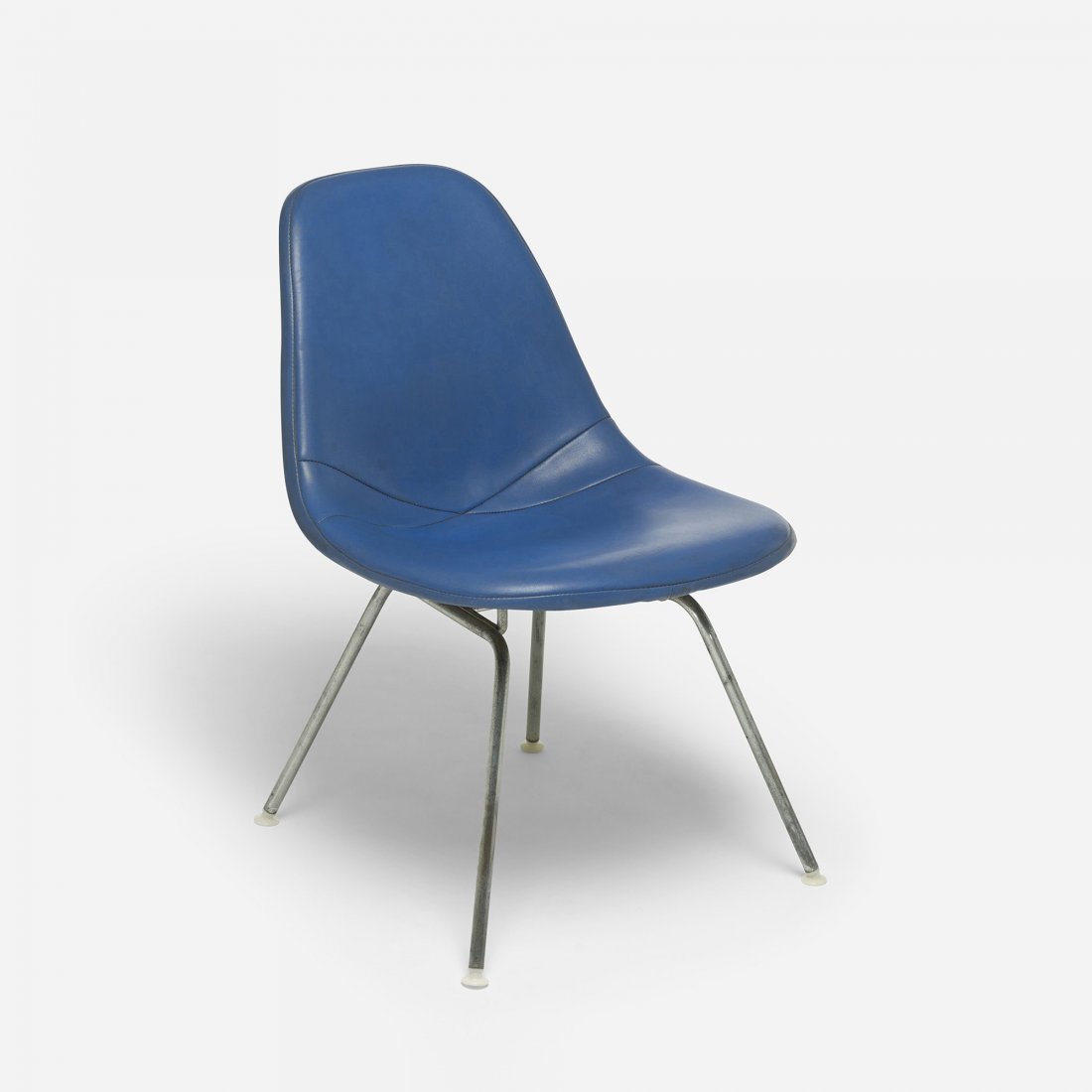 Charles and Ray Eames MSX: Charles and Ray Eames MSX Herman Miller USA, 1950/c. 1965 vinyl, enameled fiberglass, steel, plastic 19 w x 24 d x 28 h inches Signed with molded manufacturer's mark to underside: [Herman Miller]. Lit