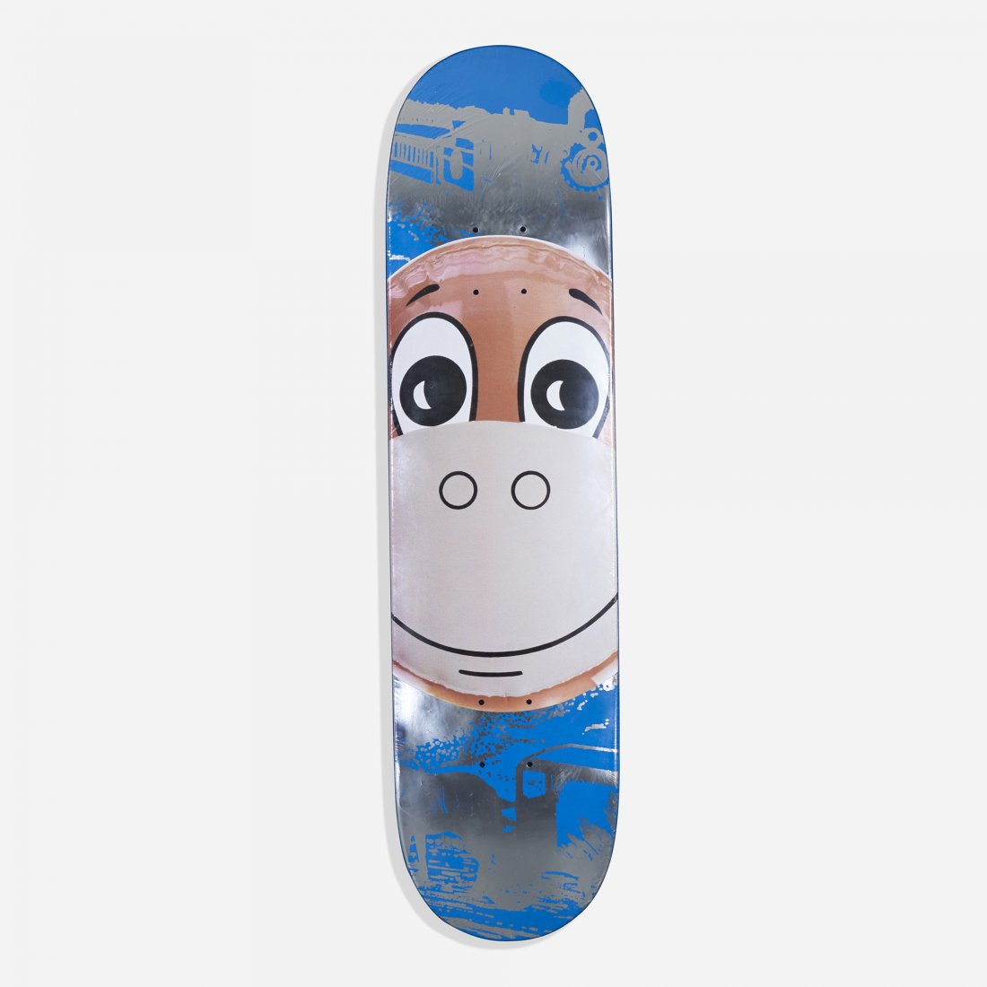 Jeff Koons Monkey Train skateboard deck: Jeff Koons Monkey Train skateboard deck Supreme USA, 2006 transfer-printed plywood 31.25 w x 7.75 d x 2 h inches Signed with printed manufacturer's mark: [Monkey Train Jeff Koons Supreme].