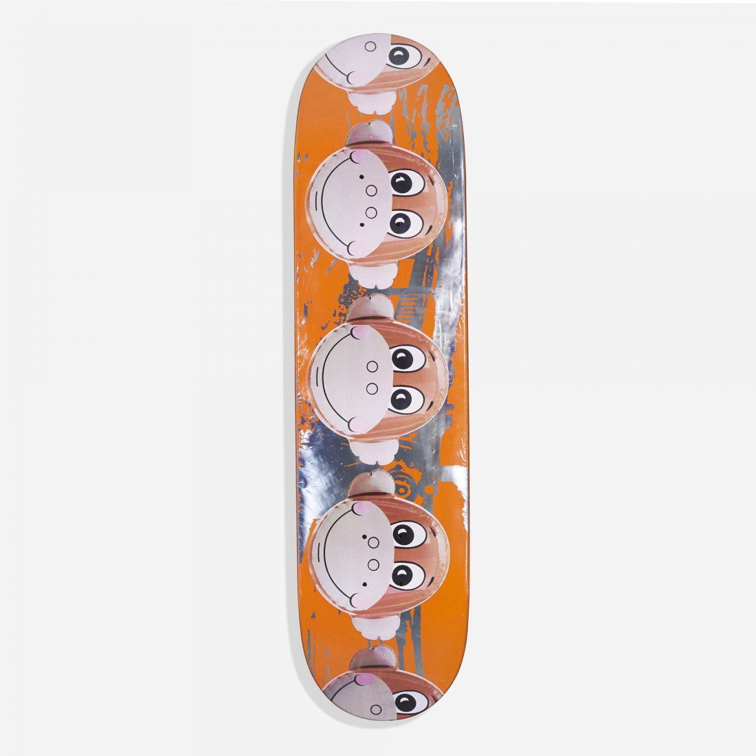 Jeff Koons Monkey Train skateboard deck: Jeff Koons Monkey Train skateboard deck Supreme USA, 2006 transfer-printed plywood 31.25 w x 7.75 d x 2 h inches Signed with printed manufacturer's mark: [Monkey Train Jeff Koons Supreme].