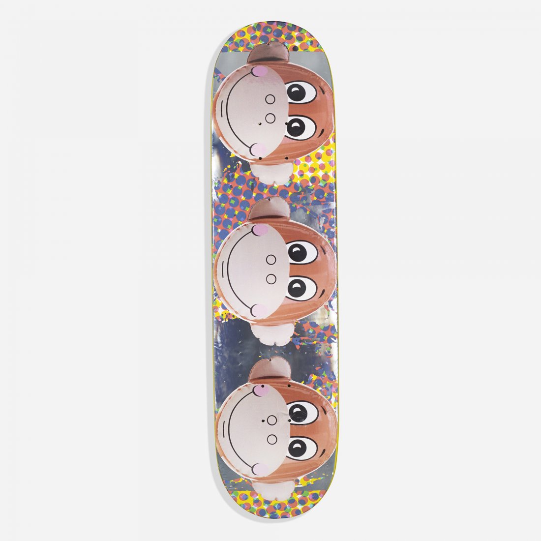 Jeff Koons Monkey Train skateboard deck: Jeff Koons Monkey Train skateboard deck Supreme USA, 2006 transfer-printed plywood 31.25 w x 7.75 d x 2 h inches Signed with printed manufacturer's mark: [Monkey Train Jeff Koons Supreme].