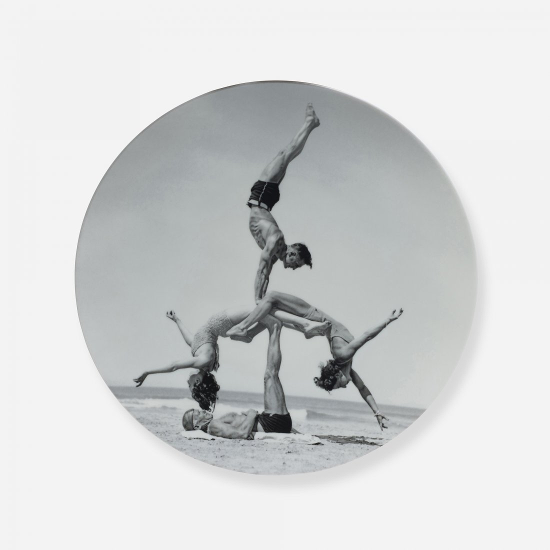 Jeff Koons untitled (plate): Jeff Koons untitled (plate) Bernardaud Limoges USA, 2011 transfer-printed porcelain 10.25 dia inches Transfer-printed signature to reverse: [Jeff Koons]. Signed with transfer-printed manufacturer's ma