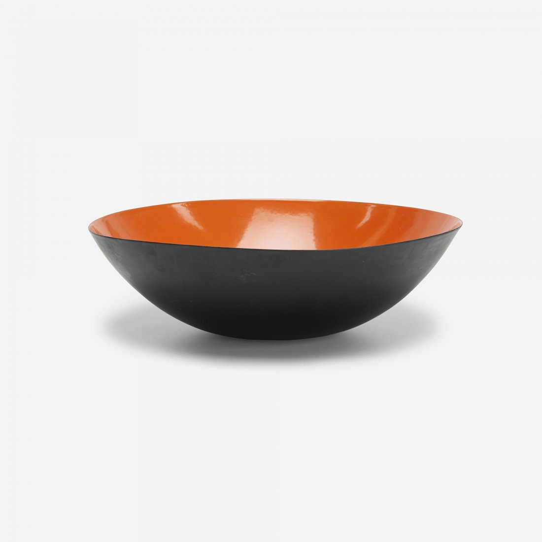 Herbert Krenchel Krenit bowl: Herbert Krenchel Krenit bowl Torben Orskov Denmark, 1953 enameled steel 15 dia x 4.5 h inches Literature: Design Since 1945, Philadelphia Museum of Art, pg. 158