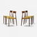 Niels O. Møller dining chairs, set of four