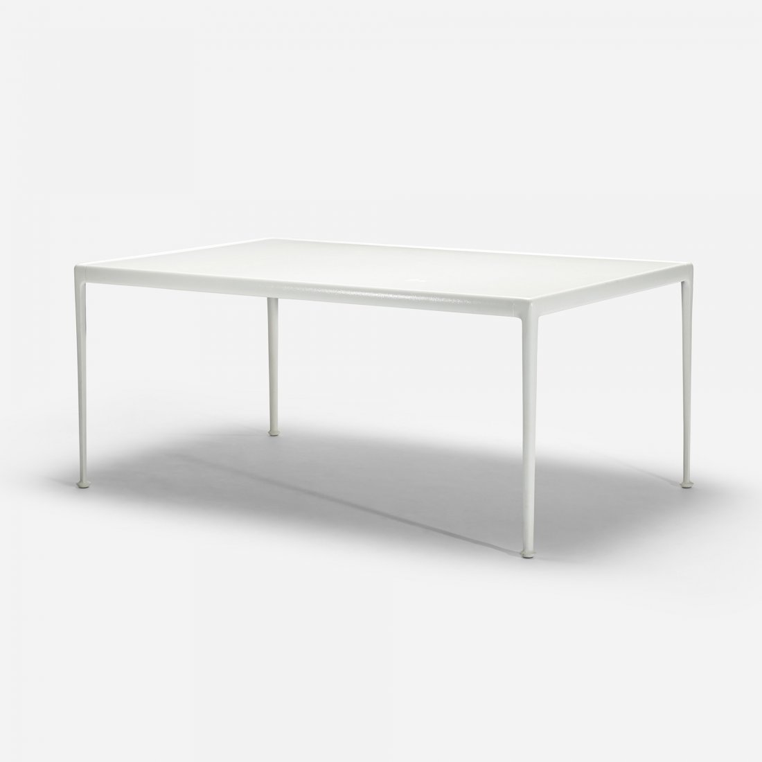 Richard Schultz 1966 dining table: Richard Schultz 1966 dining table Richard Schultz Design USA, 1966/c. 1995 enameled steel and aluminum 60 w x 38 d x 26 h inches