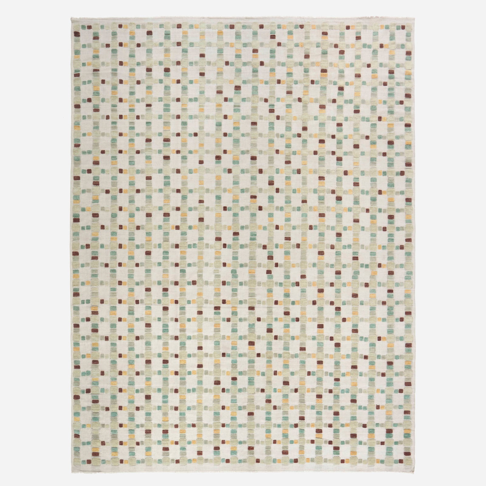 Doris Leslie Blau, Scandinavian style half-pile carpet: Doris Leslie Blau Scandinavian style half-pile carpet USA, 21st century hand-knotted wool 134 w x 176 l in (340 x 447 cm) This work will ship from Lambertville, New Jersey.