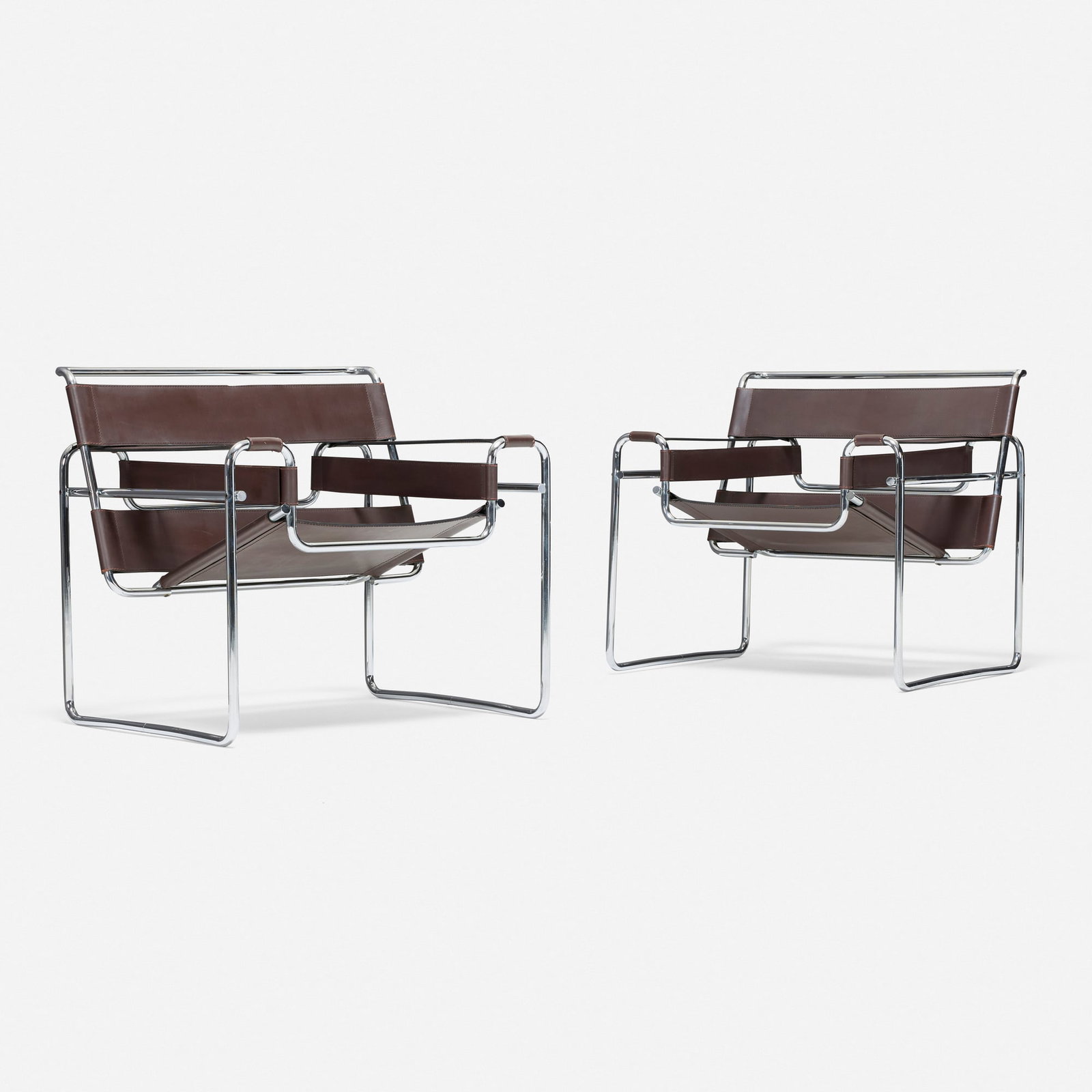 Marcel Breuer, Wassily chairs, pair (1 of 5)