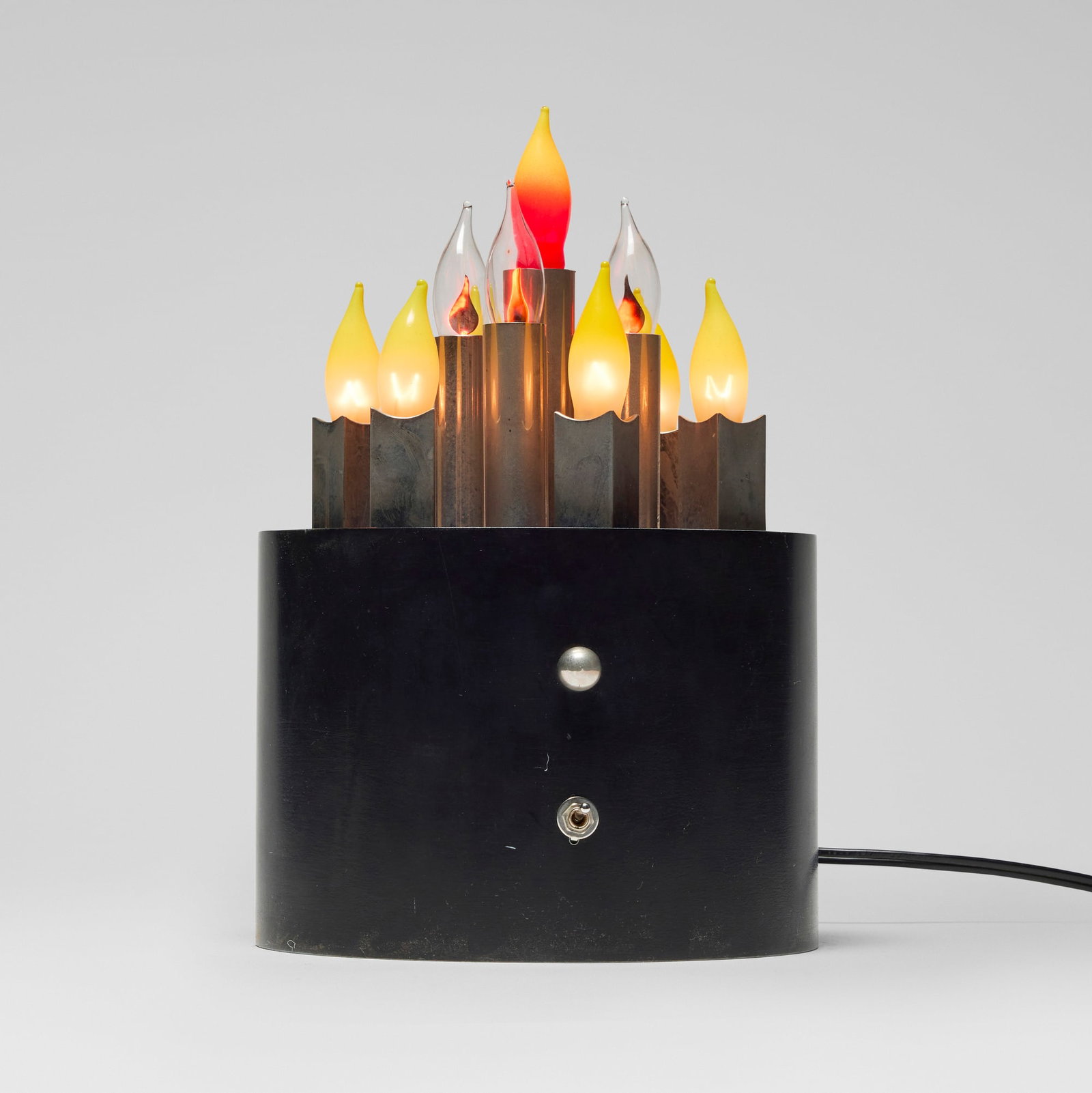 Garry Knox Bennett, Table lamp #1234: Garry Knox Bennett Table lamp #1234 USA, 2012 mixed media assemblage 10.25 h x 6.75 dia in (26 x 17 cm) Lamp features three touch-activated brightness settings. Signed, titled, dated and inscribed to
