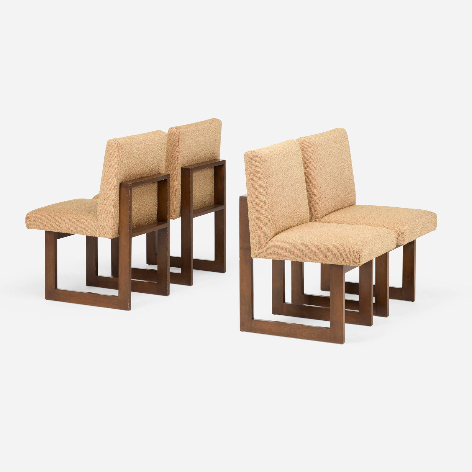 Vladimir Kagan, Cubist dining chairs, set of four (1 of 4)