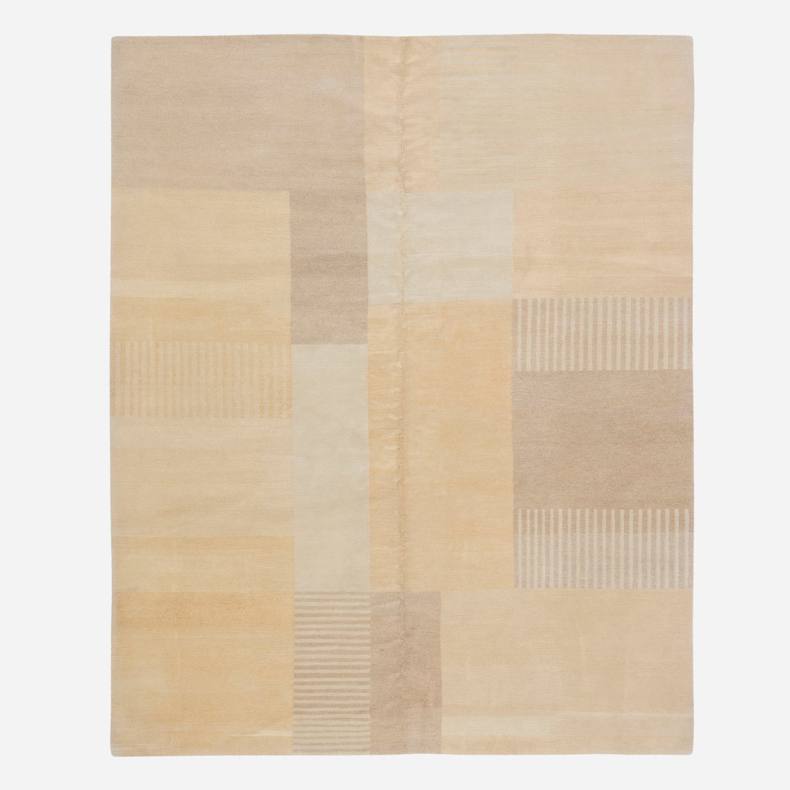 Doris Leslie Blau, Bauhaus Art Deco style carpet: Doris Leslie Blau Bauhaus Art Deco style carpet USA, 21st century hand-knotted wool 99 w x 123 l in (251 x 312 cm) This work will ship from Lambertville, New Jersey.
